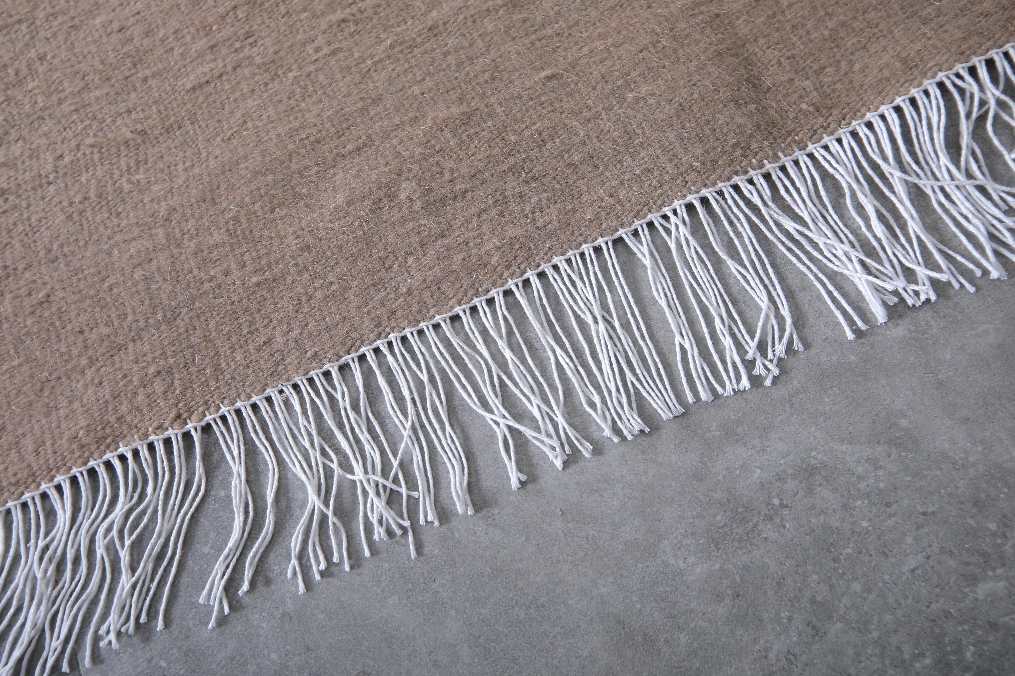 Flat woven berber rug - Handmade custom moroccan rug