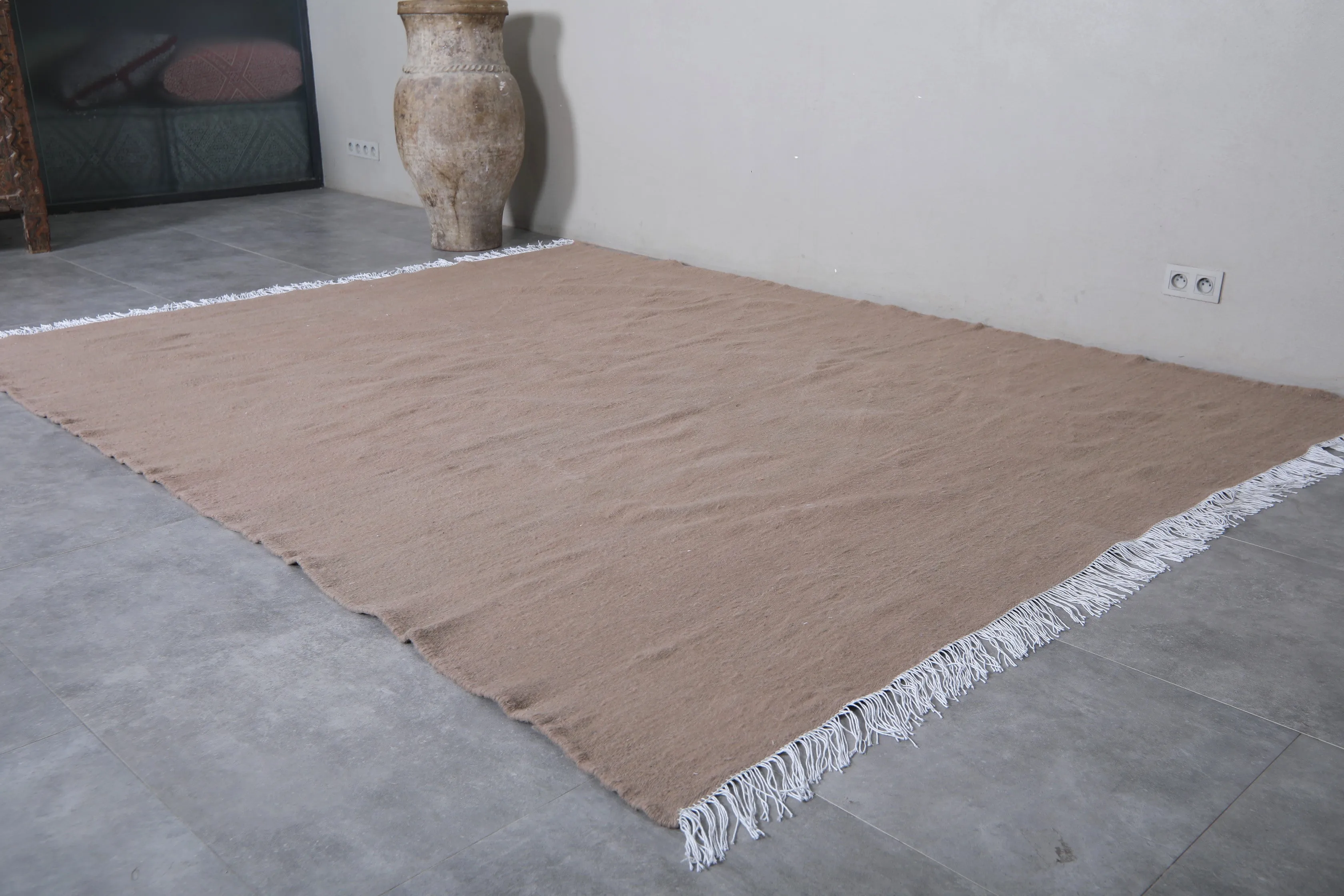 Flat woven berber rug - Handmade custom moroccan rug