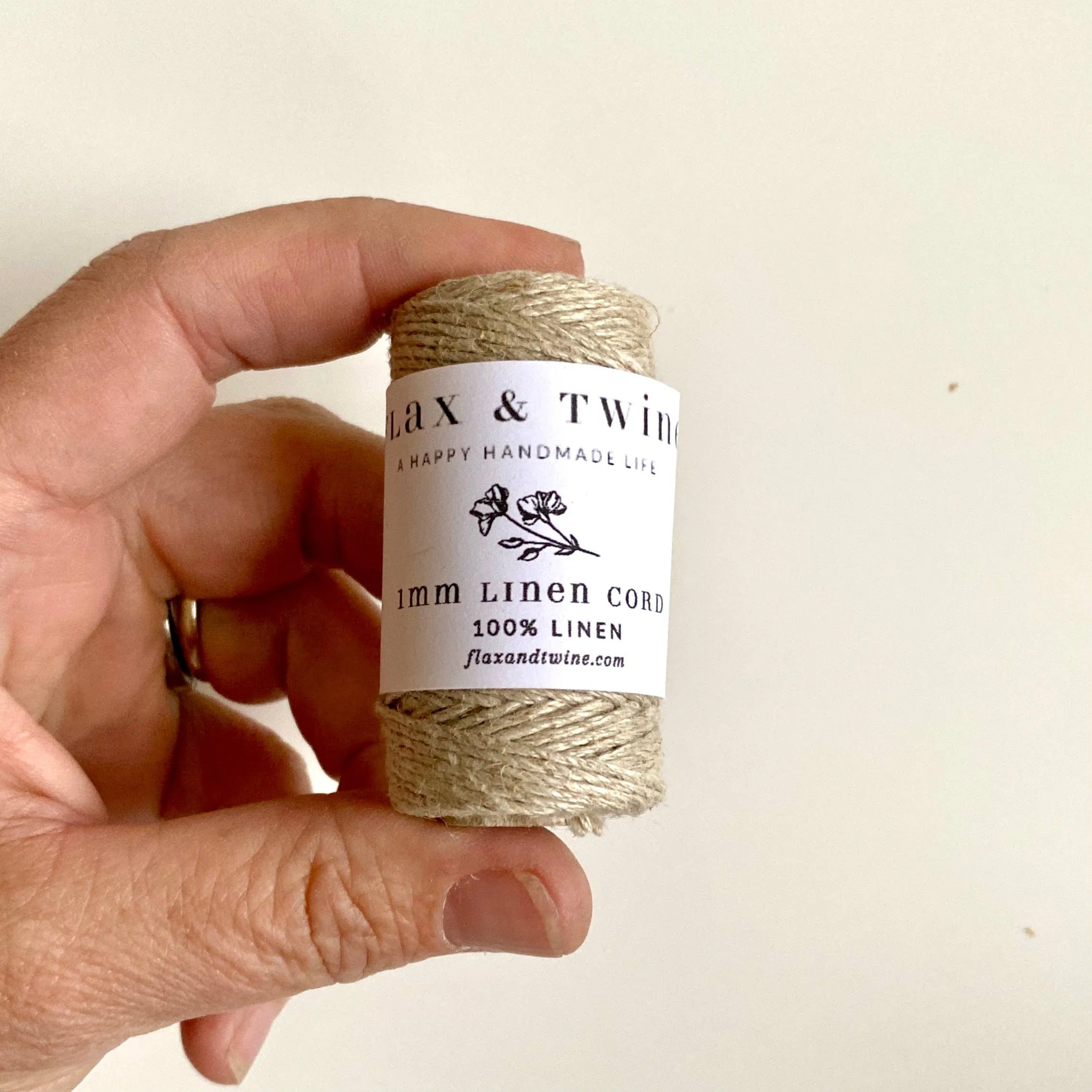 Flax & Twine Linen Cord: 2mm