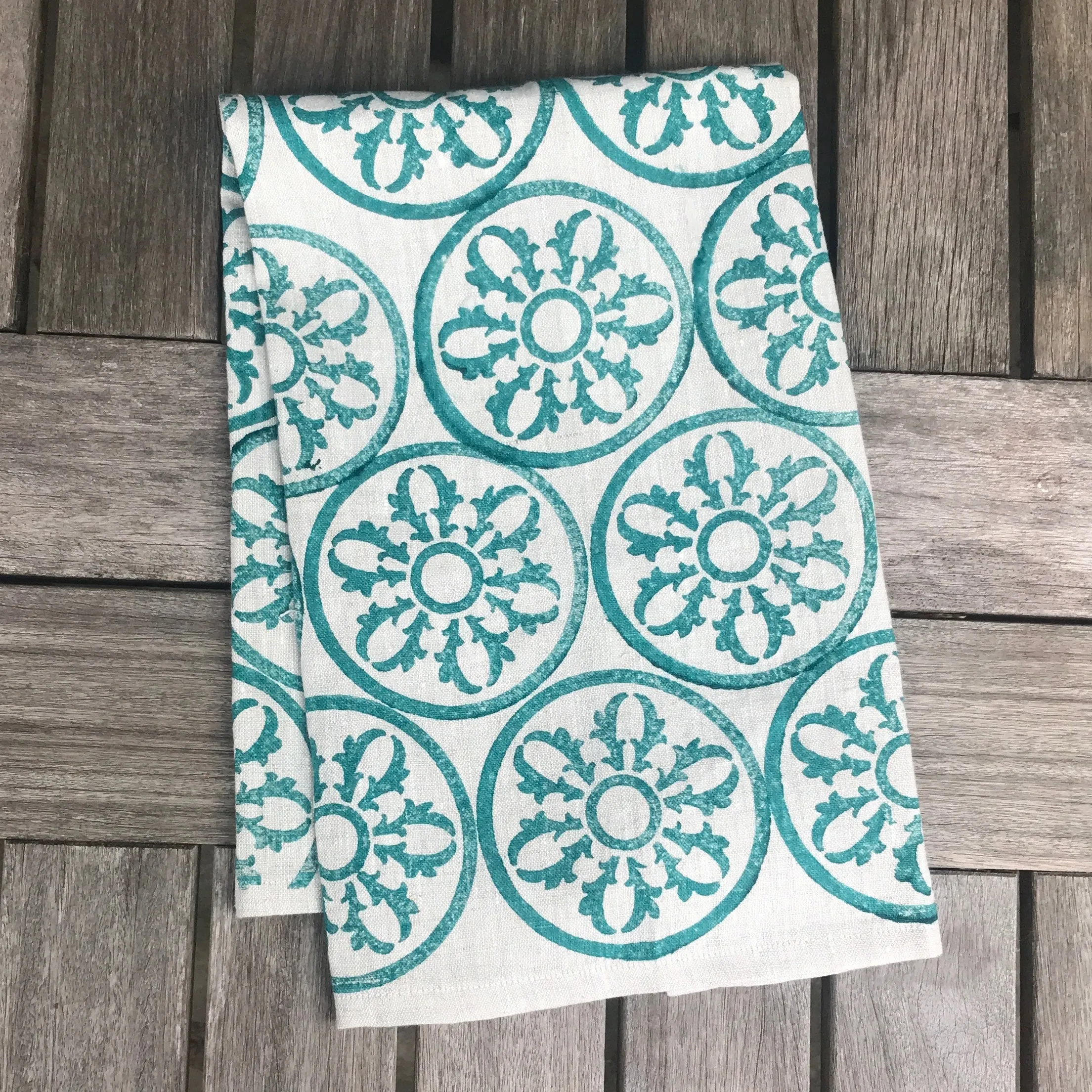 Florentine Rose Tea Towel
