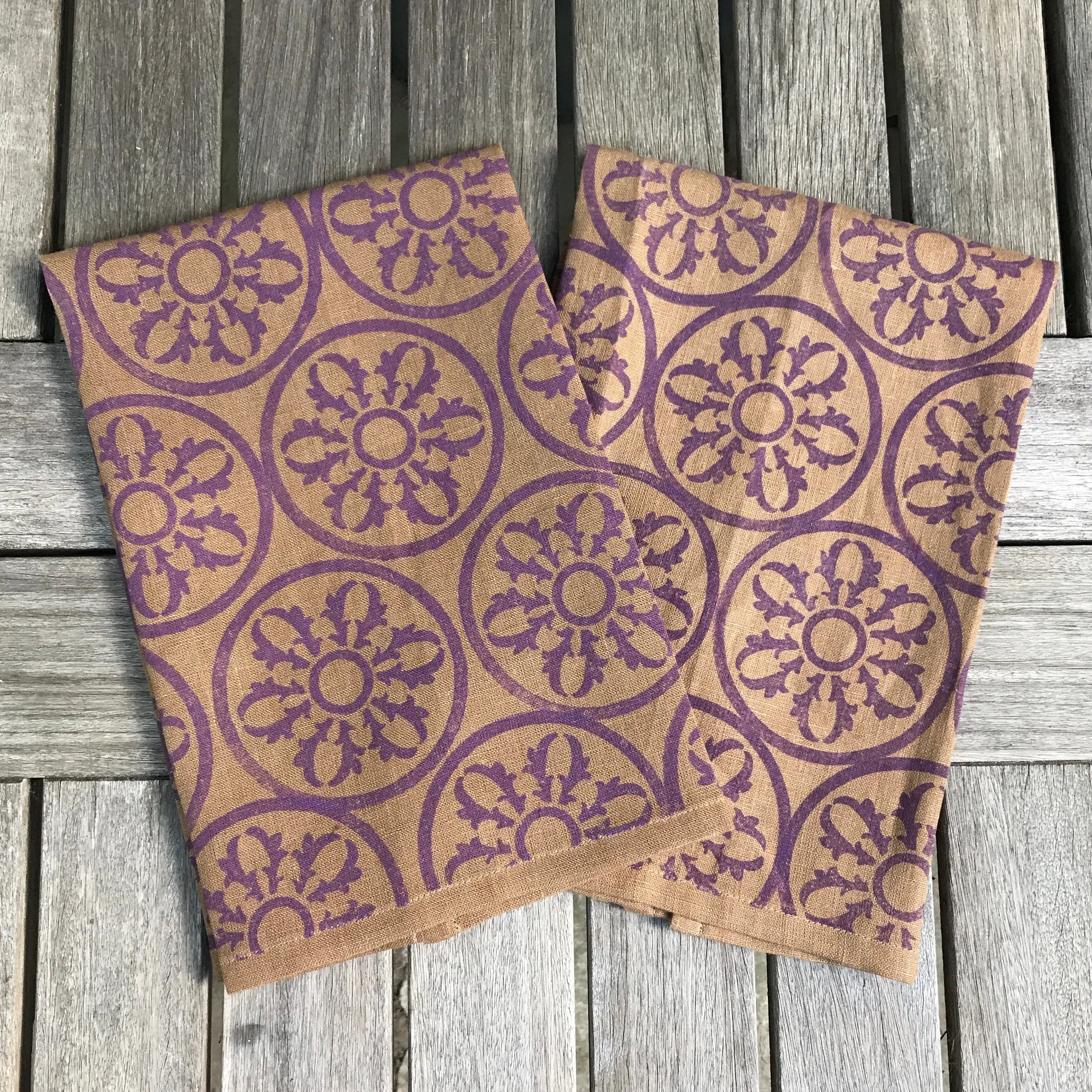 Florentine Rose Tea Towel