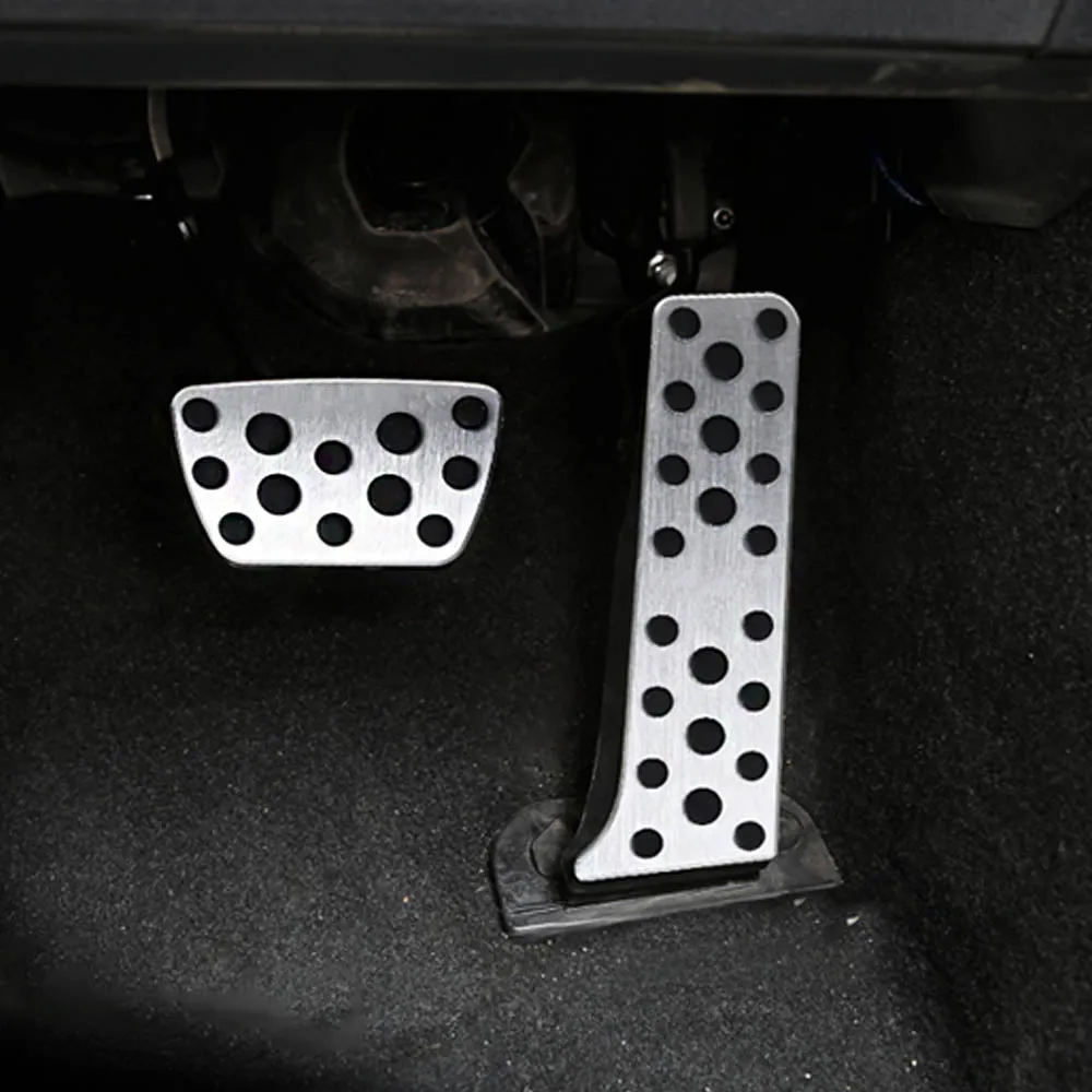 For Toyota Camry 2018 2019 AT Accessories Aluminum alloy Car Accelerator Gas Pedal Brake Pedal Cover Case