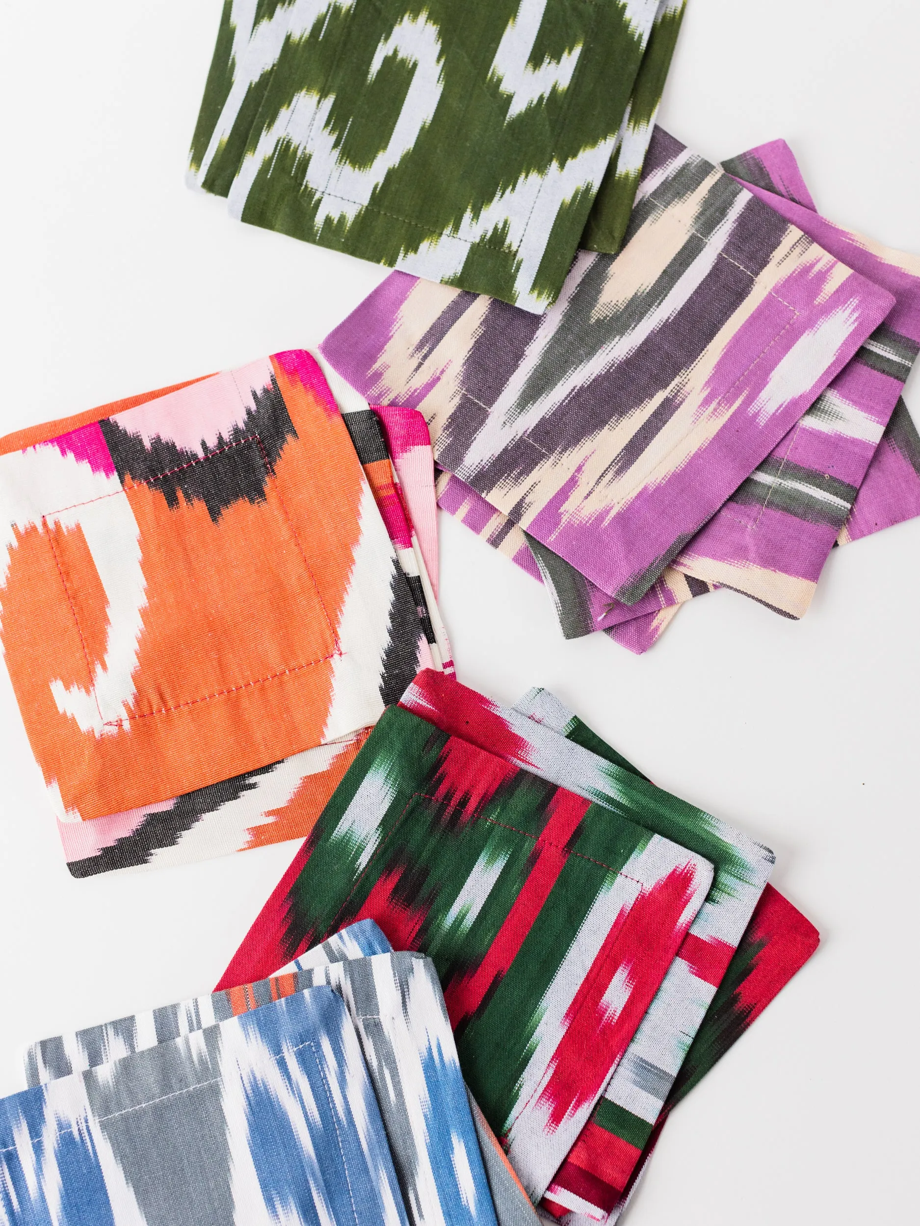 Forest Ikat Cocktail Napkin Set