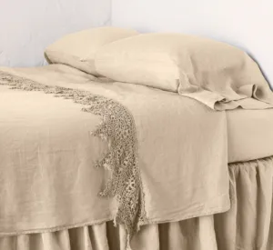 Frida Flat Sheet - Honeycomb - King
