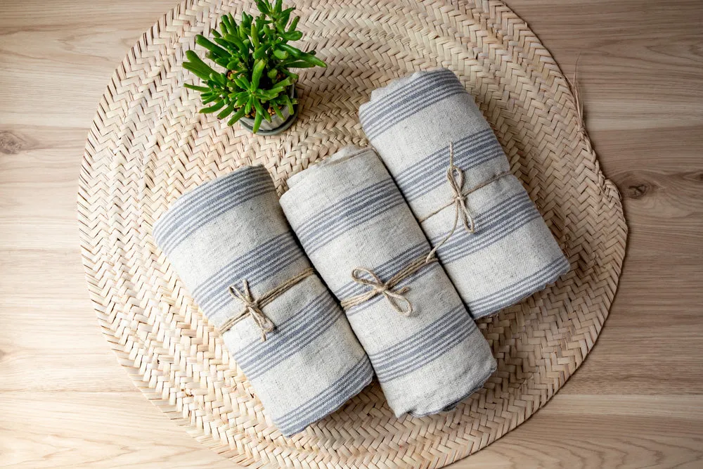 Fringeless Anna Linen Towel