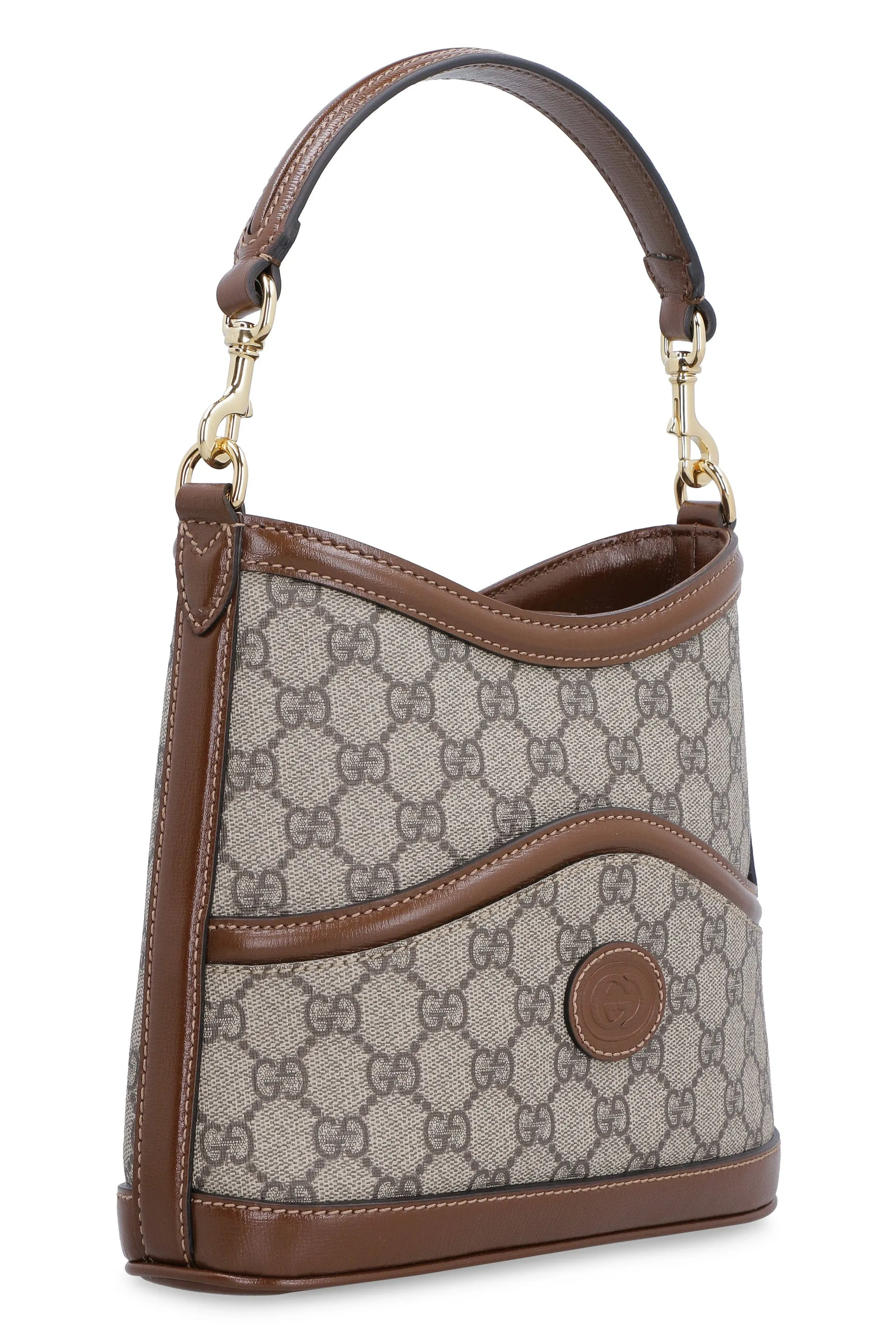 GG supreme fabric shoulder bag