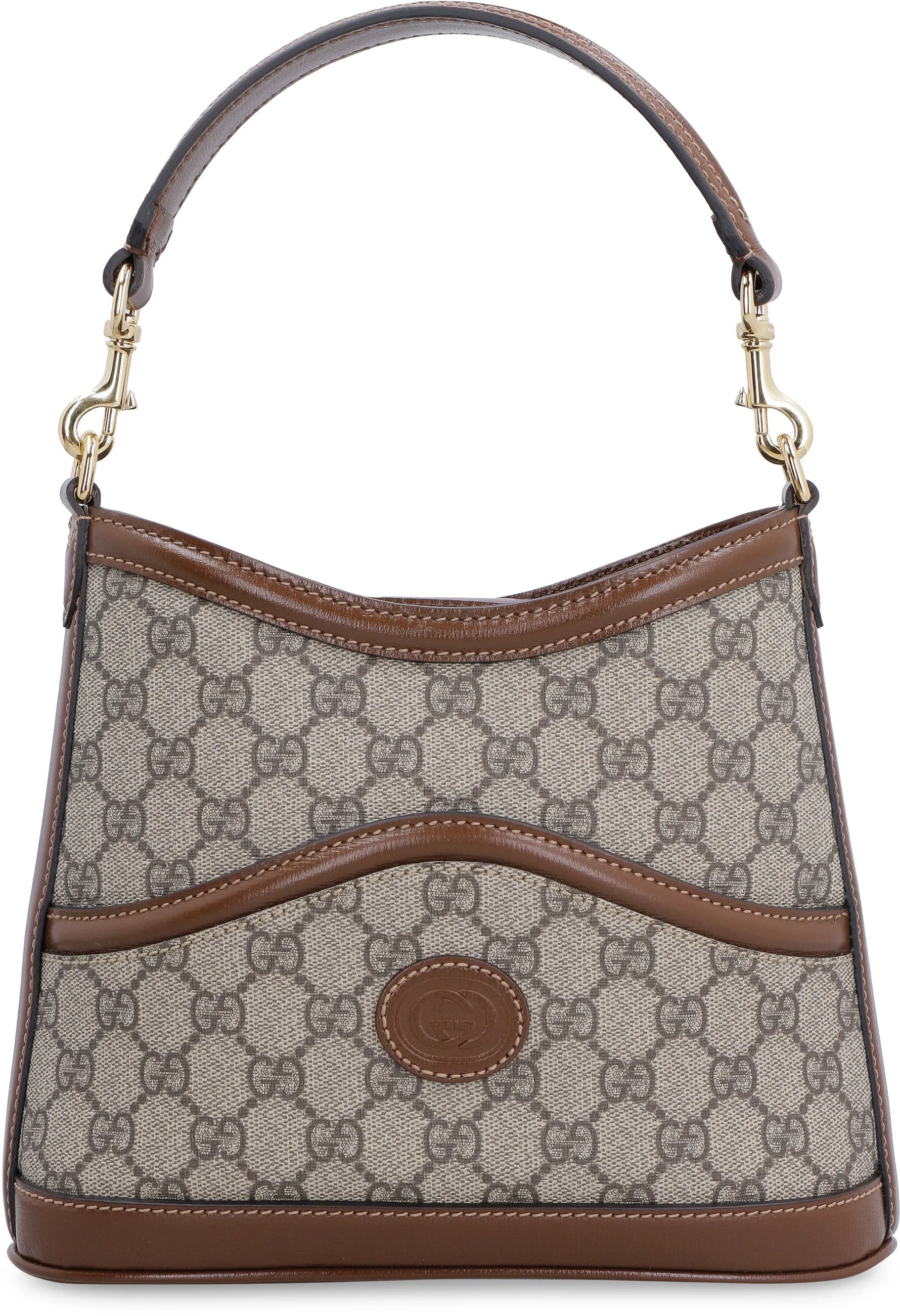 GG supreme fabric shoulder bag