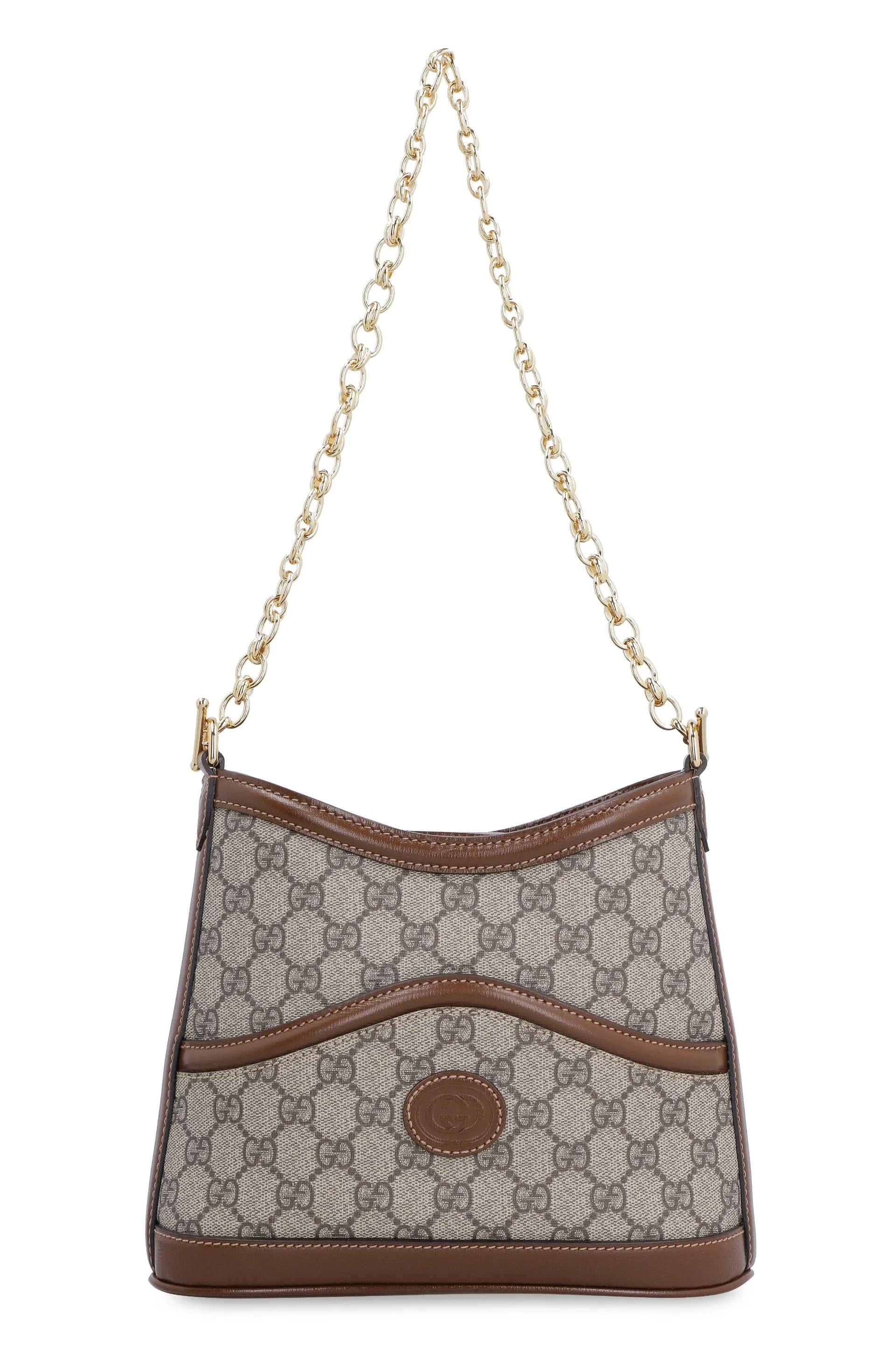 GG supreme fabric shoulder bag