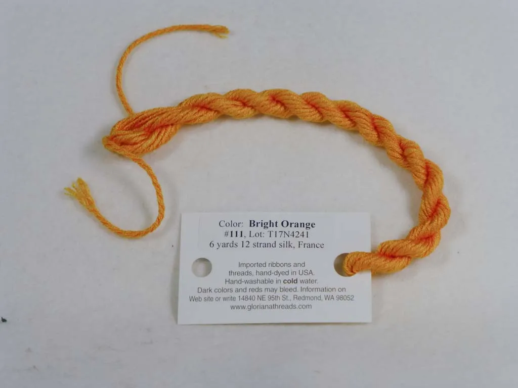 Gloriana Silk Floss 111 Bright Orange
