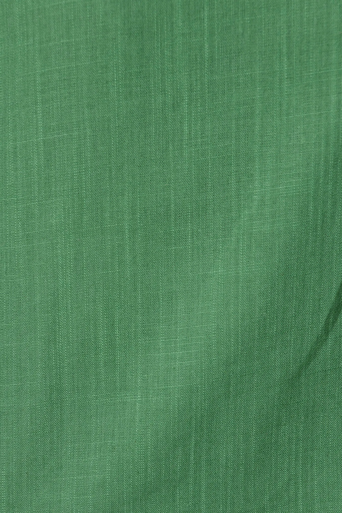 Green Cotton Linen Blend Melanie Blouse