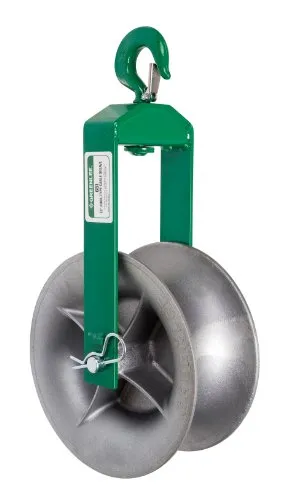 Greenlee 653 Hook Sheave, 4000-Pound Capacity, 24-Inch