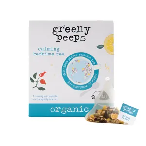 Greenypeeps | Calming Bedtime Pyramid Tea | 15 Bags