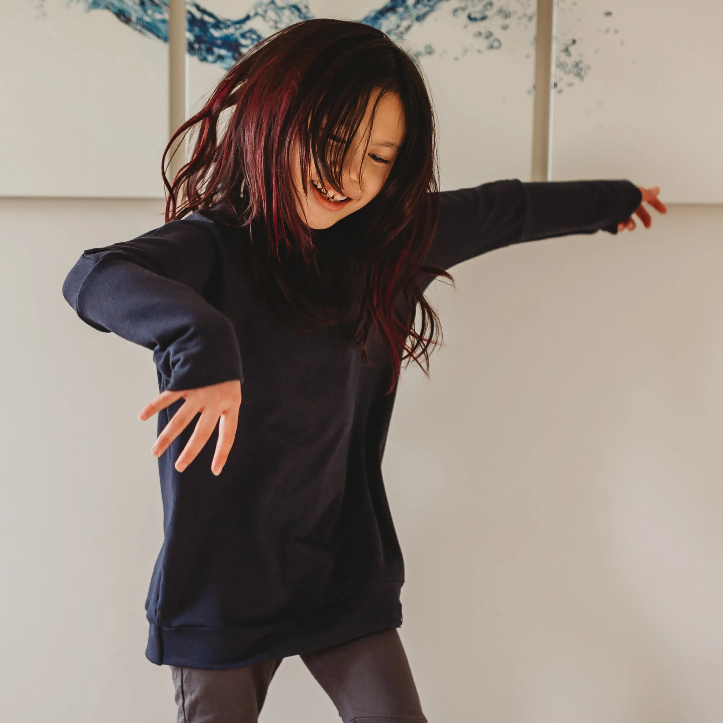 Grow With Me Hoodie | Navy