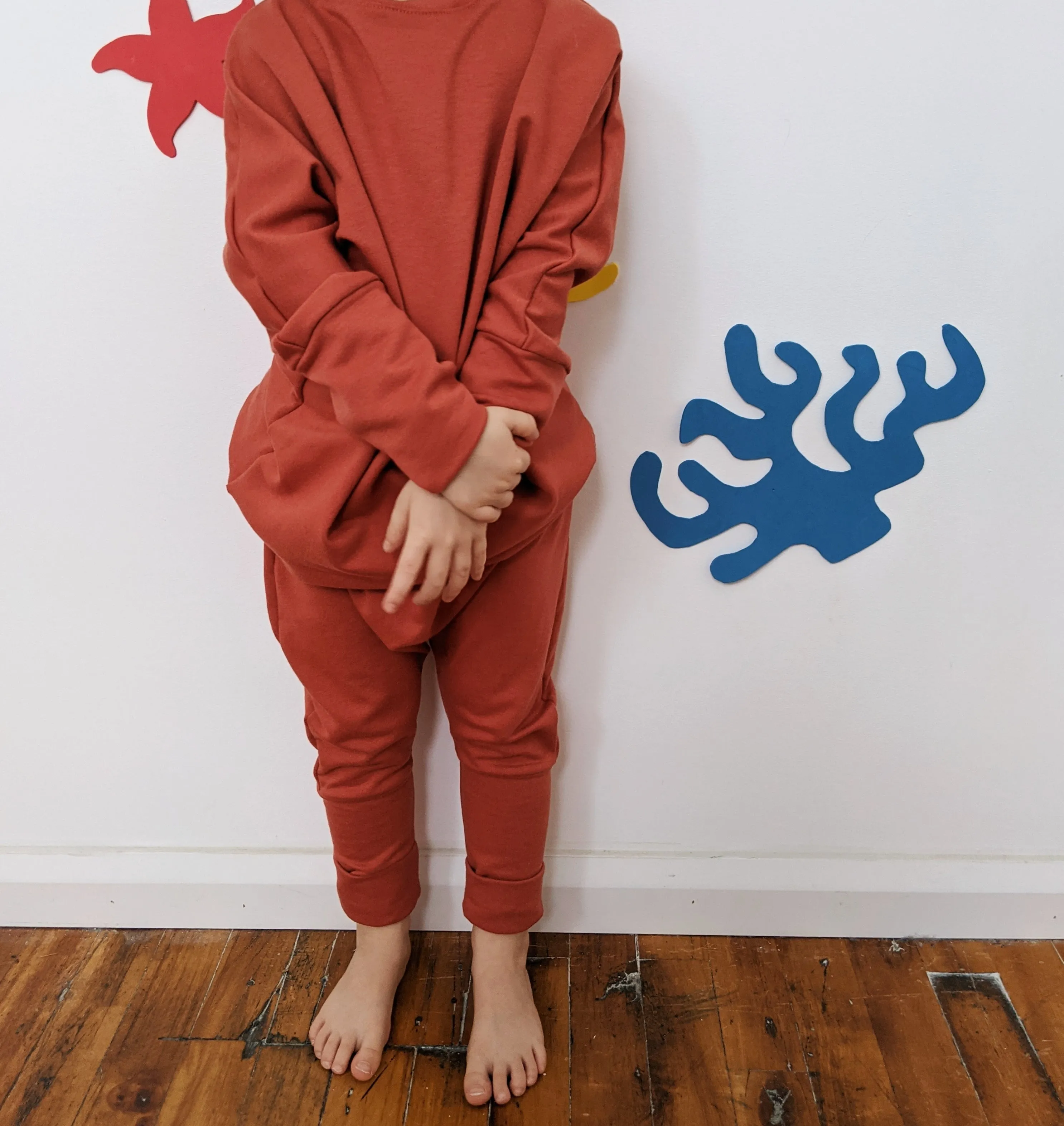 Grow With Me Pants | Groovy Orange