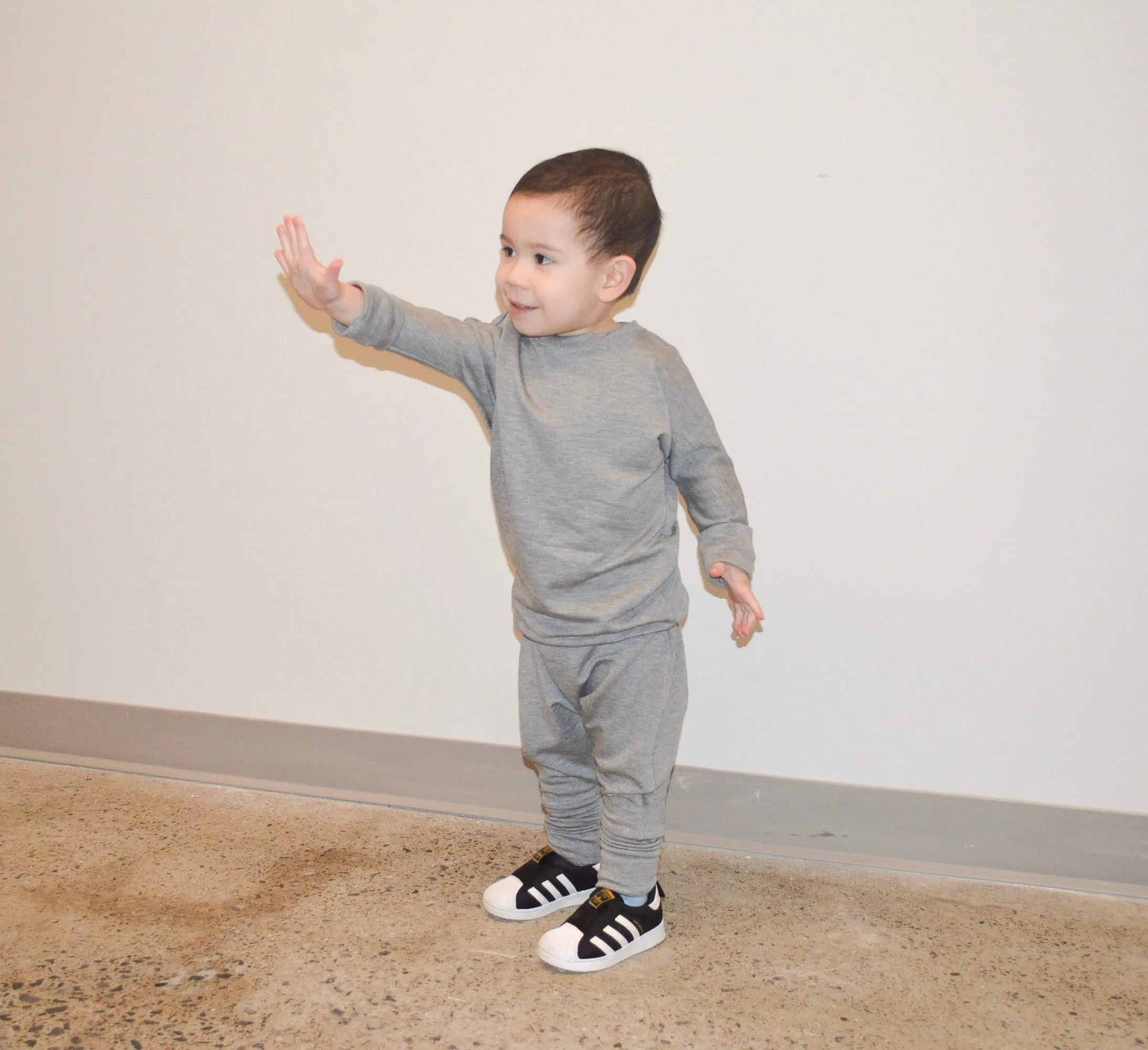 Grow With Me Sweater | Grey Cloud (6-8 years)