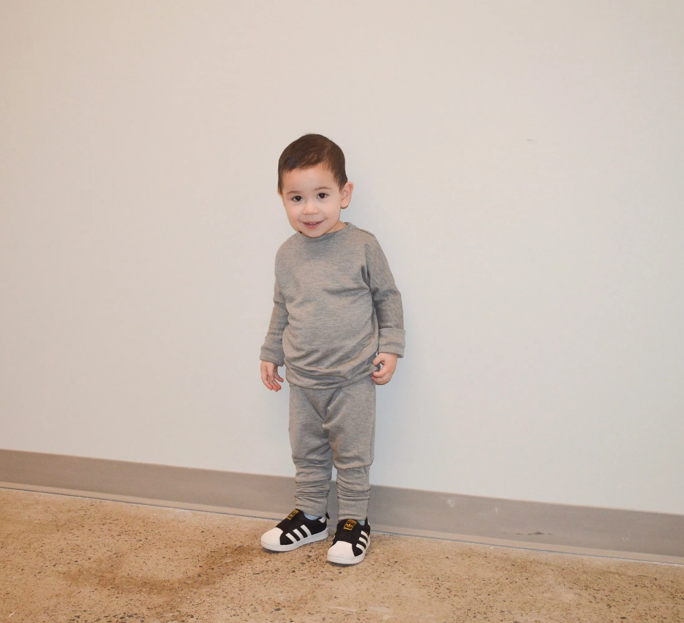 Grow With Me Sweater | Grey Cloud (6-8 years)