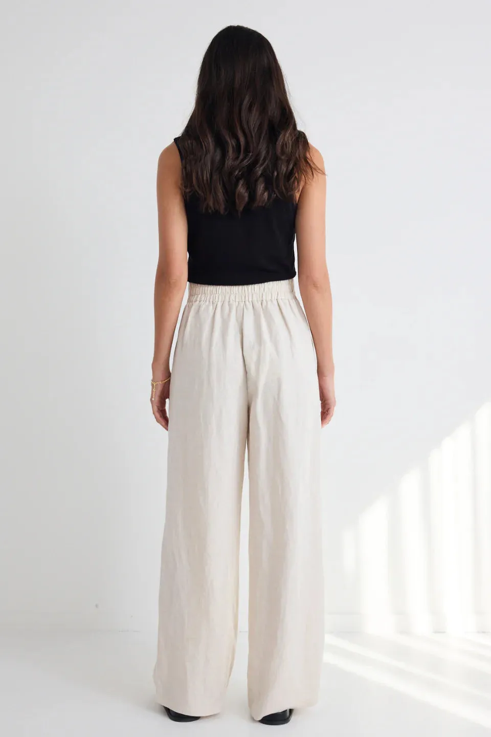 Guardian Linen Viscose  Pant Natural