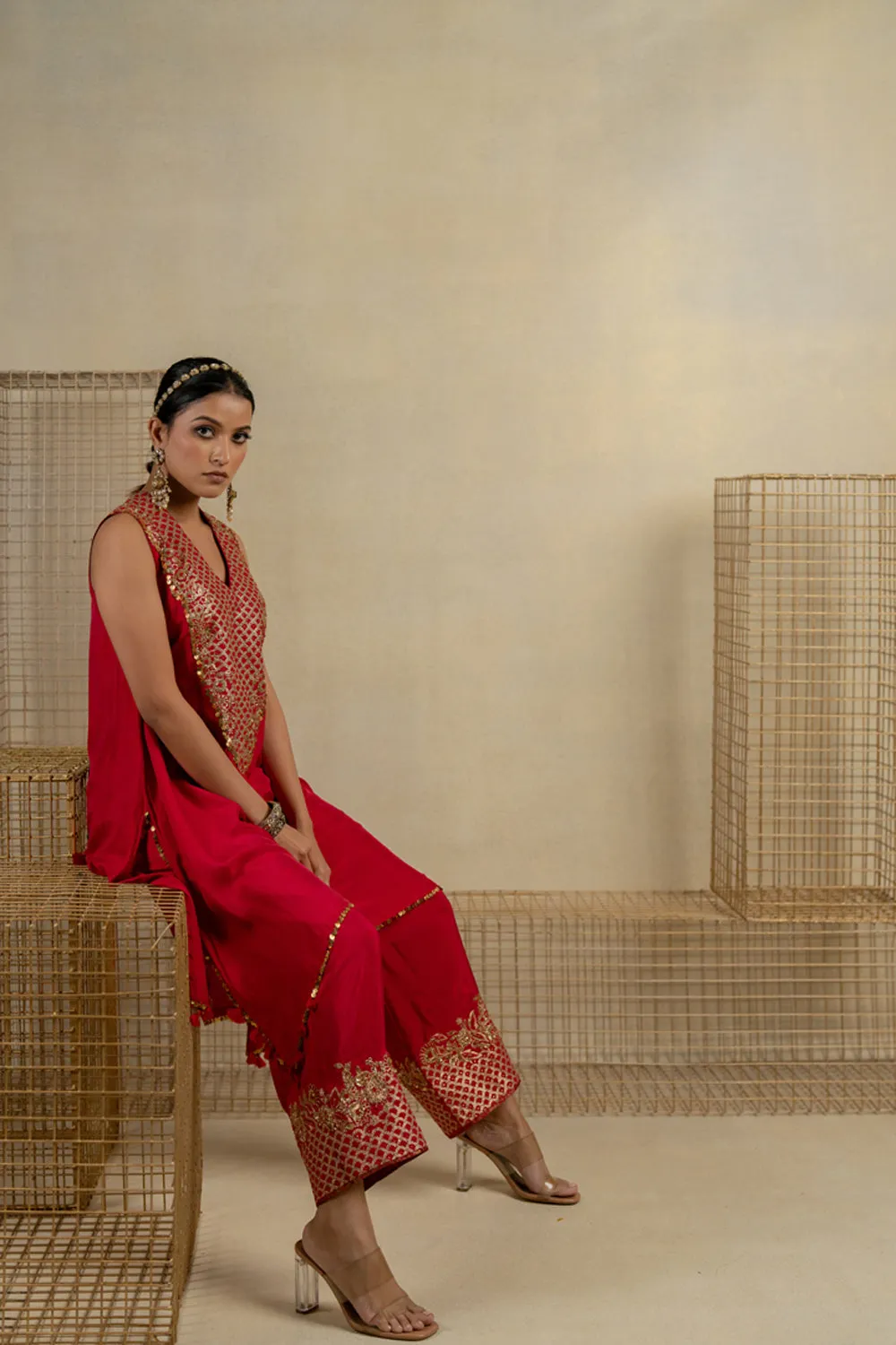 Gulal Embroidered Kurta With Pants