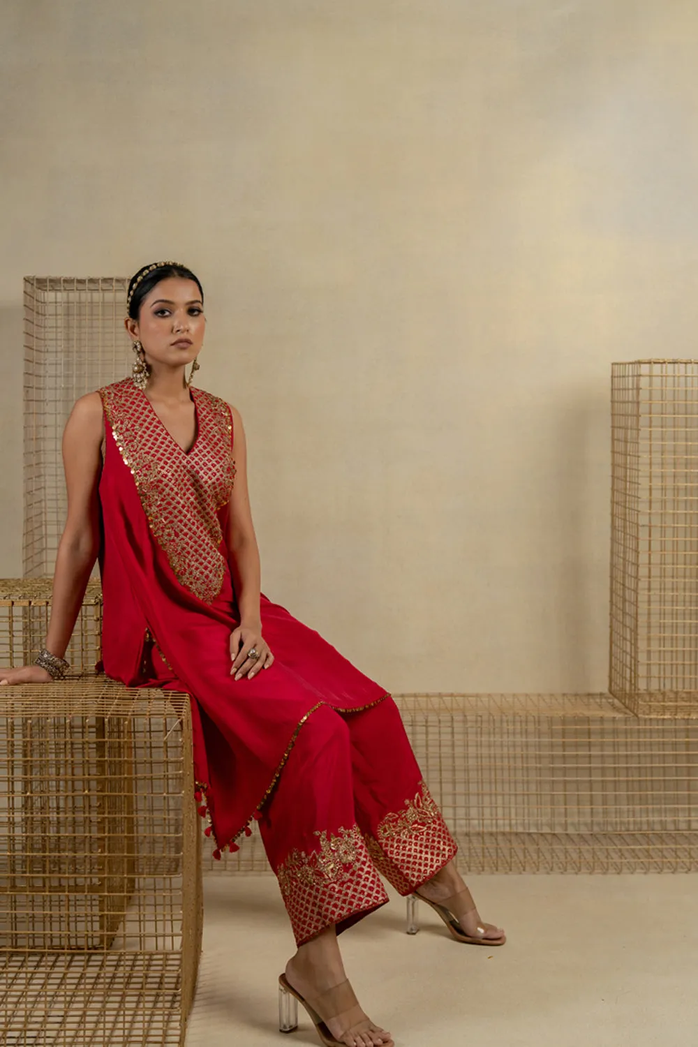 Gulal Embroidered Kurta With Pants