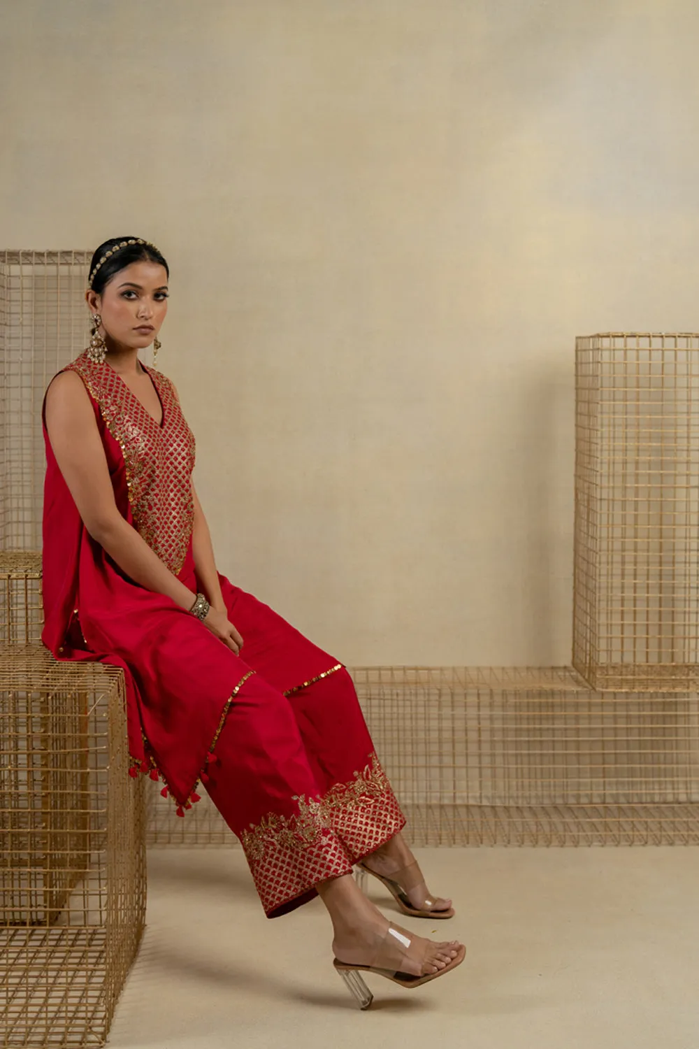 Gulal Embroidered Kurta With Pants
