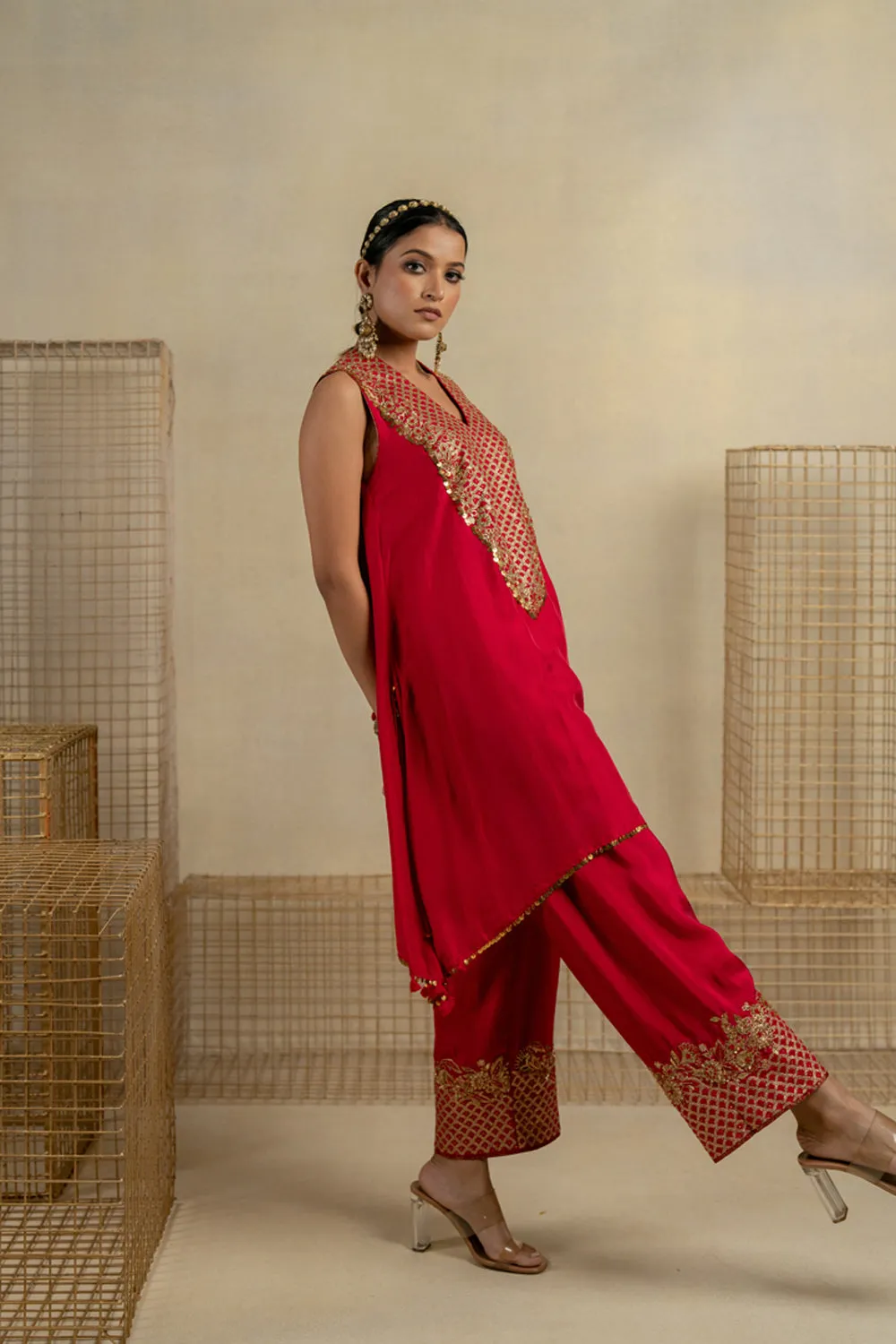 Gulal Embroidered Kurta With Pants