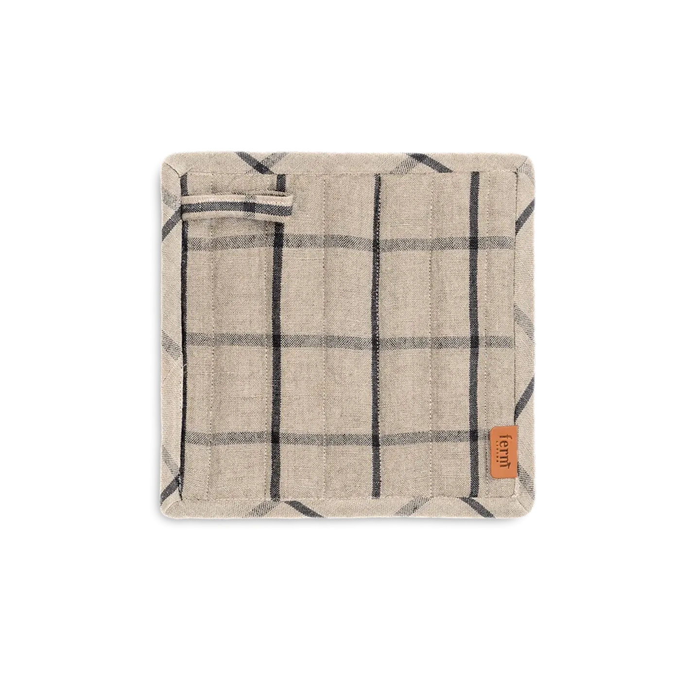 Hale Pot Holders | Set of 2 | Sand & Black