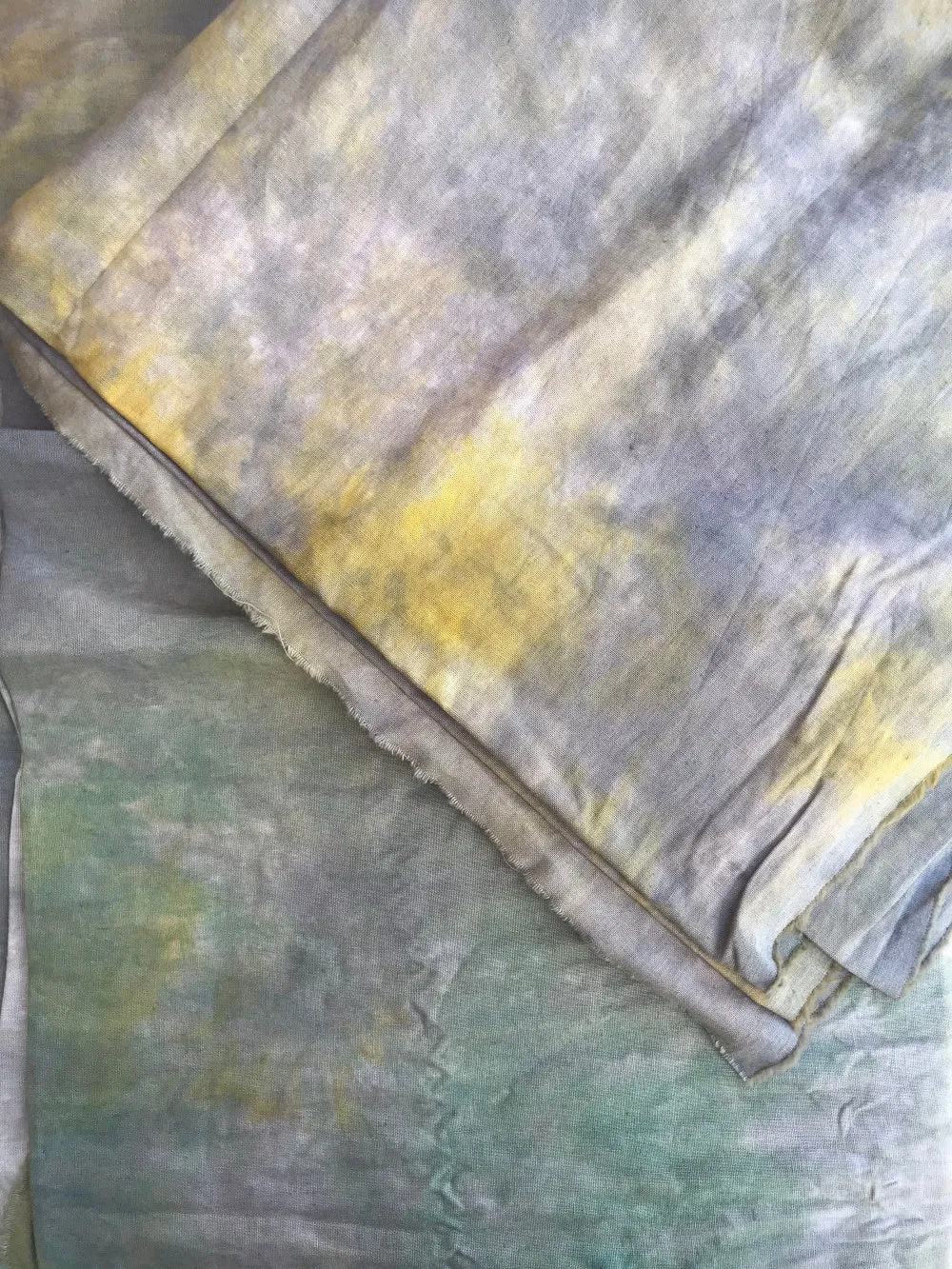 Hand Dyed Linen Fat Quarters