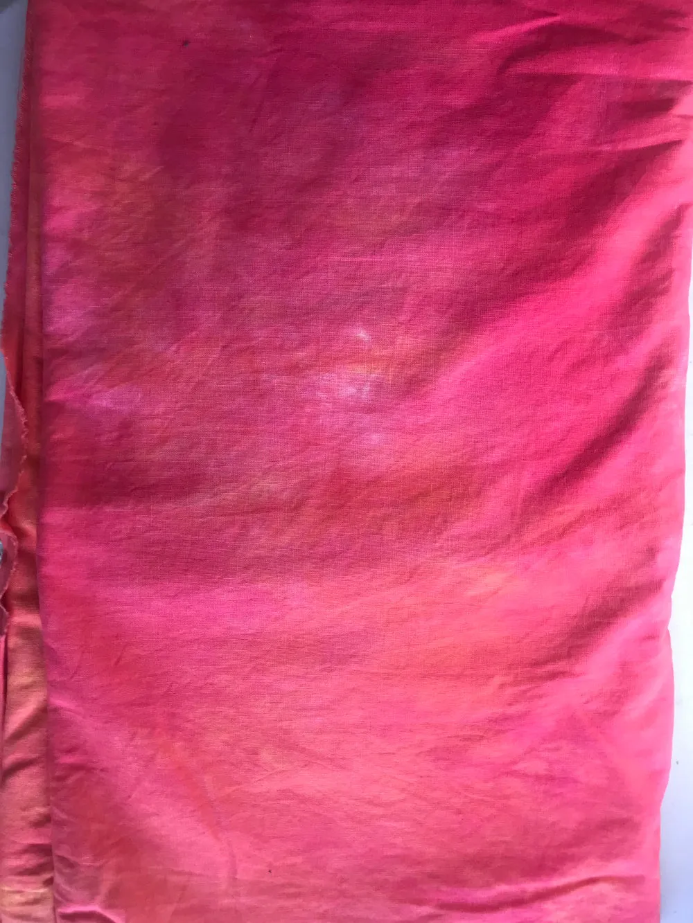 Hand Dyed Linen Metre Pieces