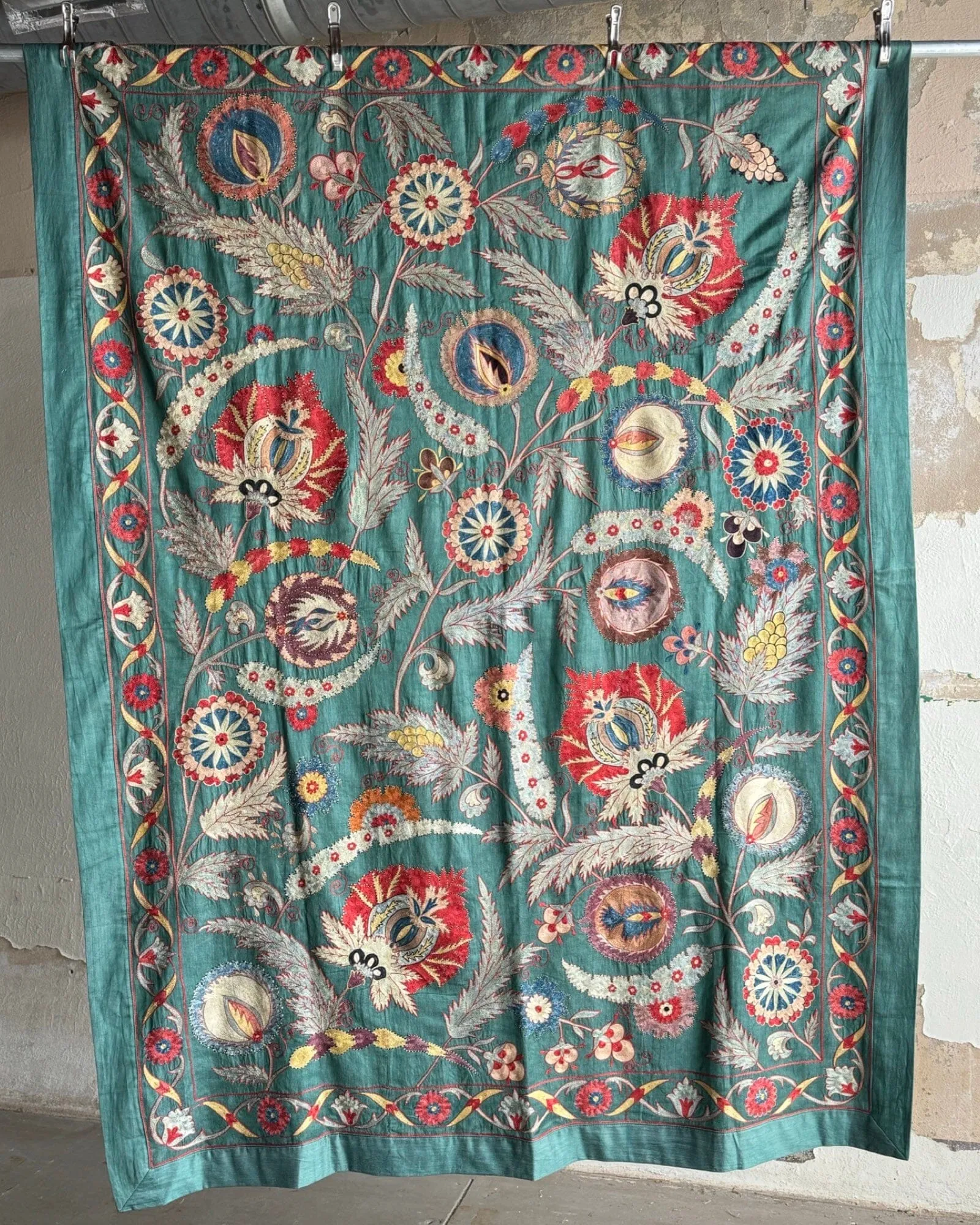 Hand Stitched Suzani (CSSU082624 | 63 x 86")