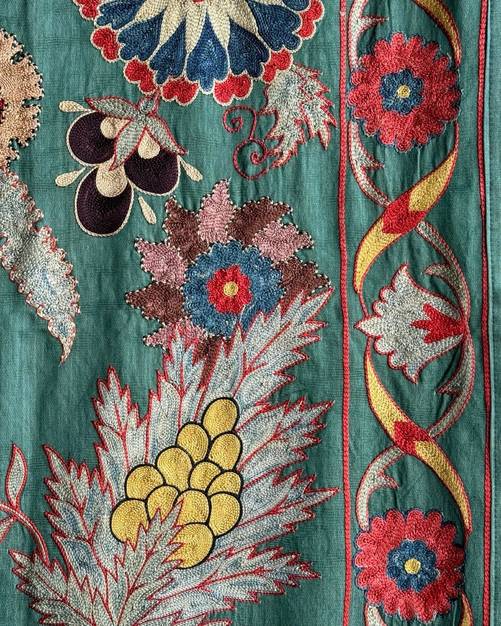 Hand Stitched Suzani (CSSU082624 | 63 x 86")
