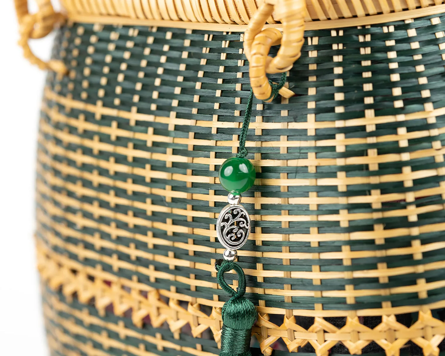 Hand-woven Bamboo Bag | Gone to Market (Green)