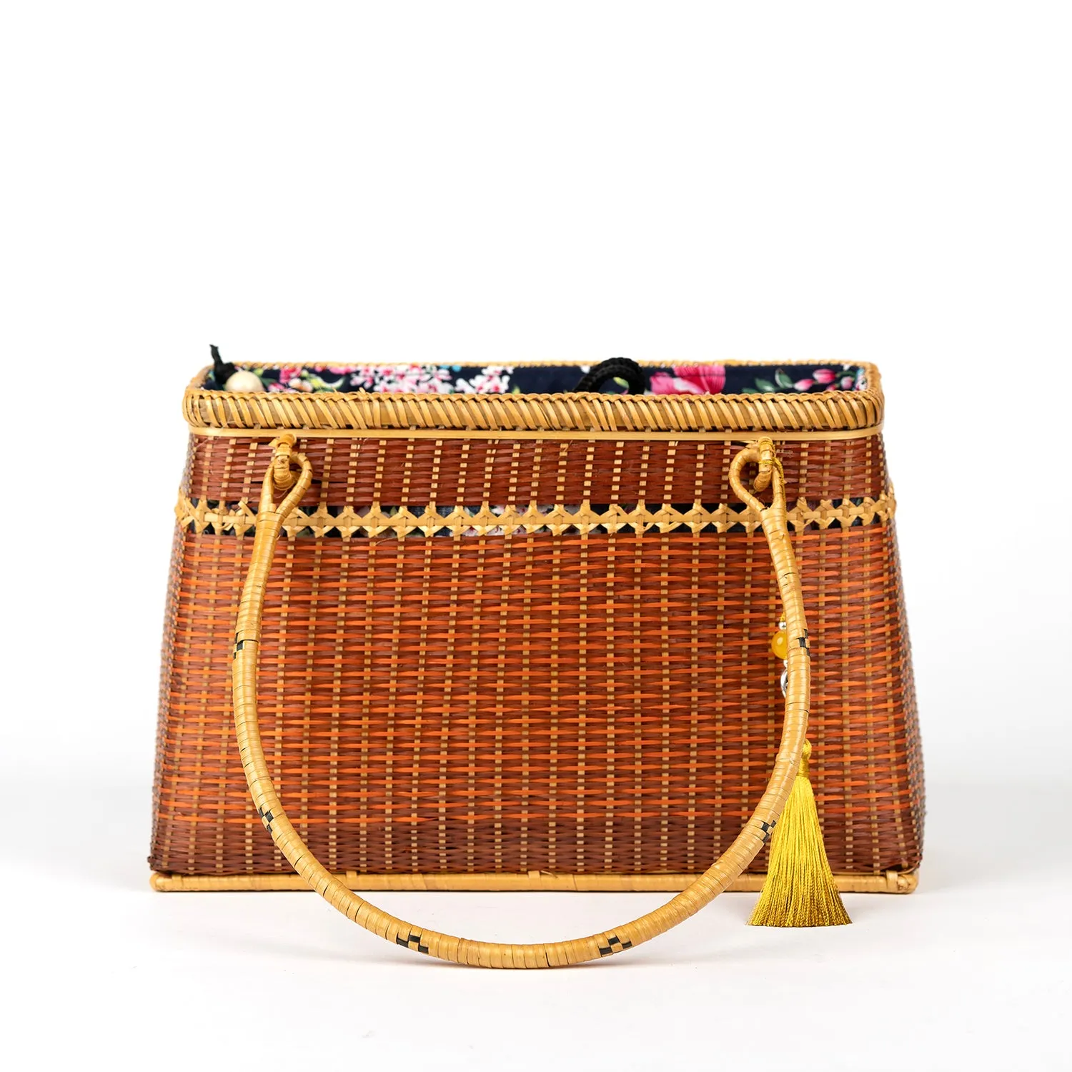 Hand-woven Bamboo Bag | Ready at Any Angle (Brown)