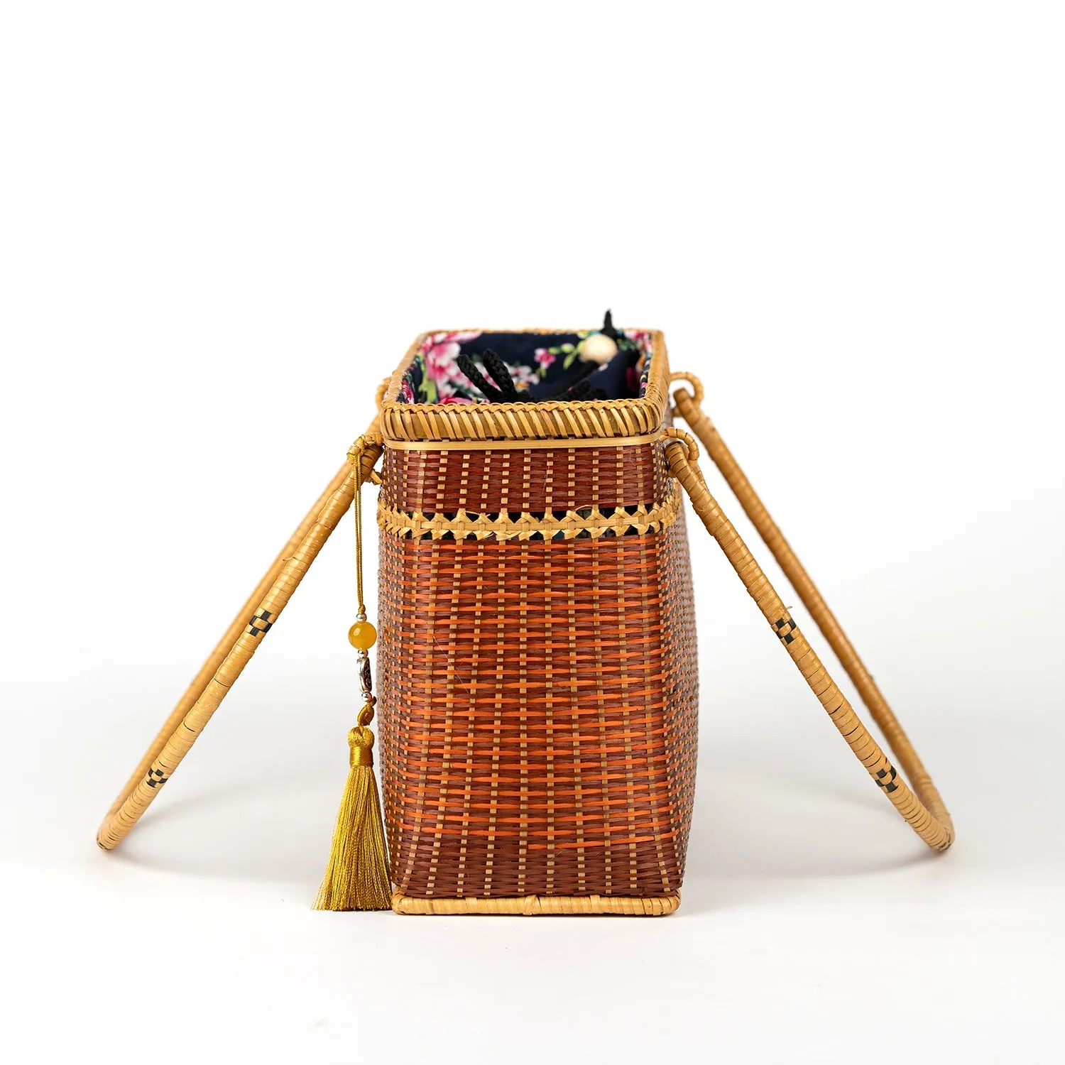 Hand-woven Bamboo Bag | Ready at Any Angle (Brown)