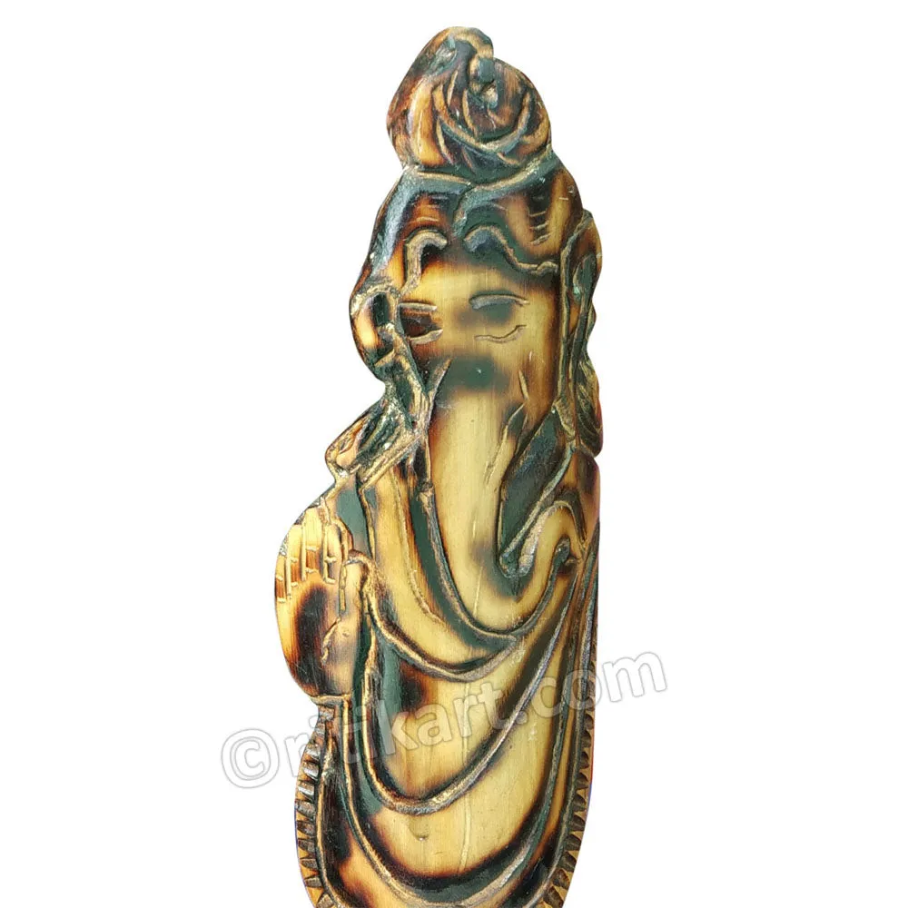 Handmade Bamboo Beautiful Standing Ganesh Statue