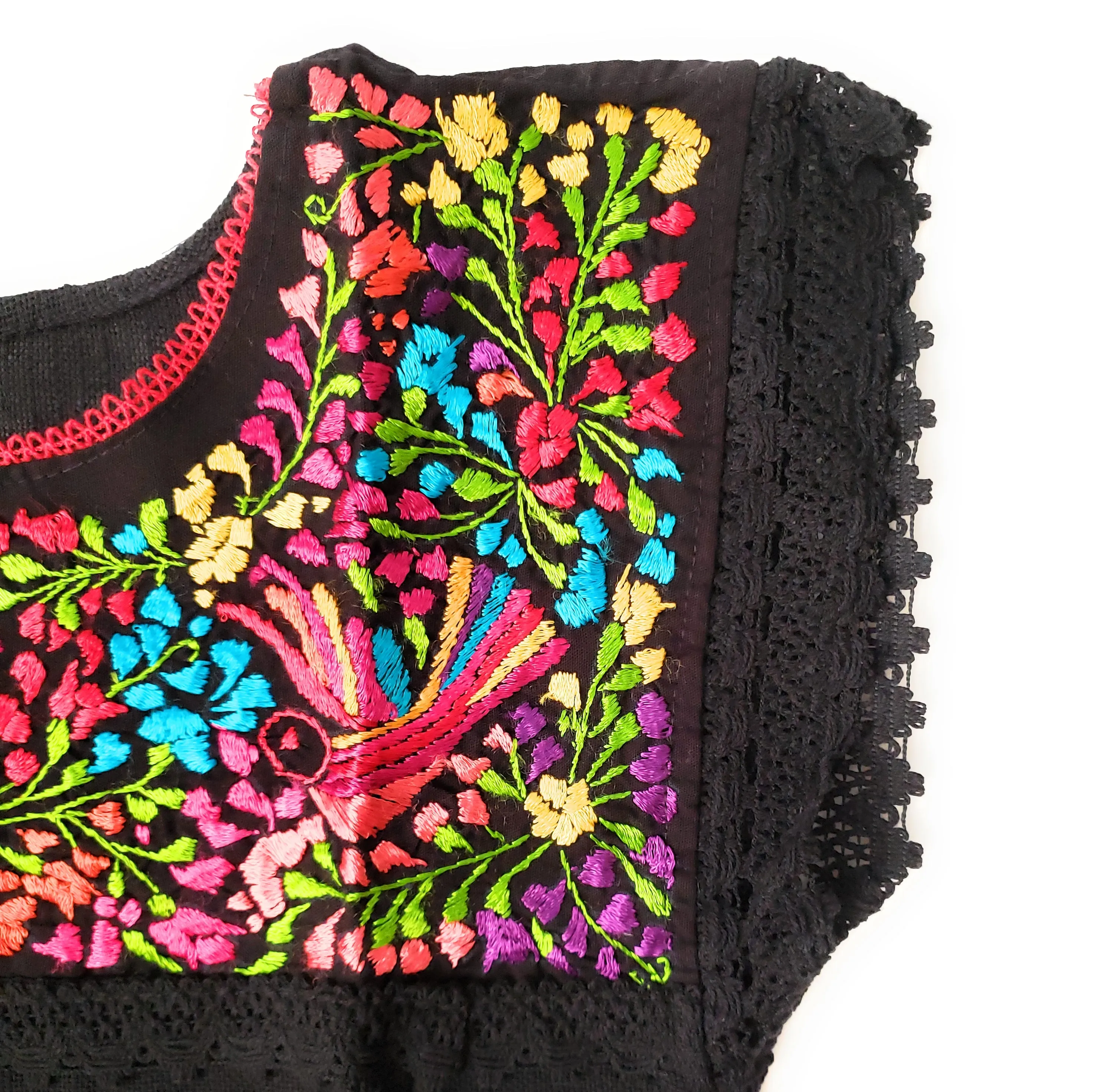 Handmade Woven Mexican  Dove Bird Shirt from Oaxaca