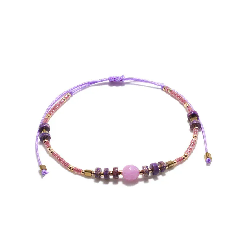 Handmade Woven Seed Beads Bracelet