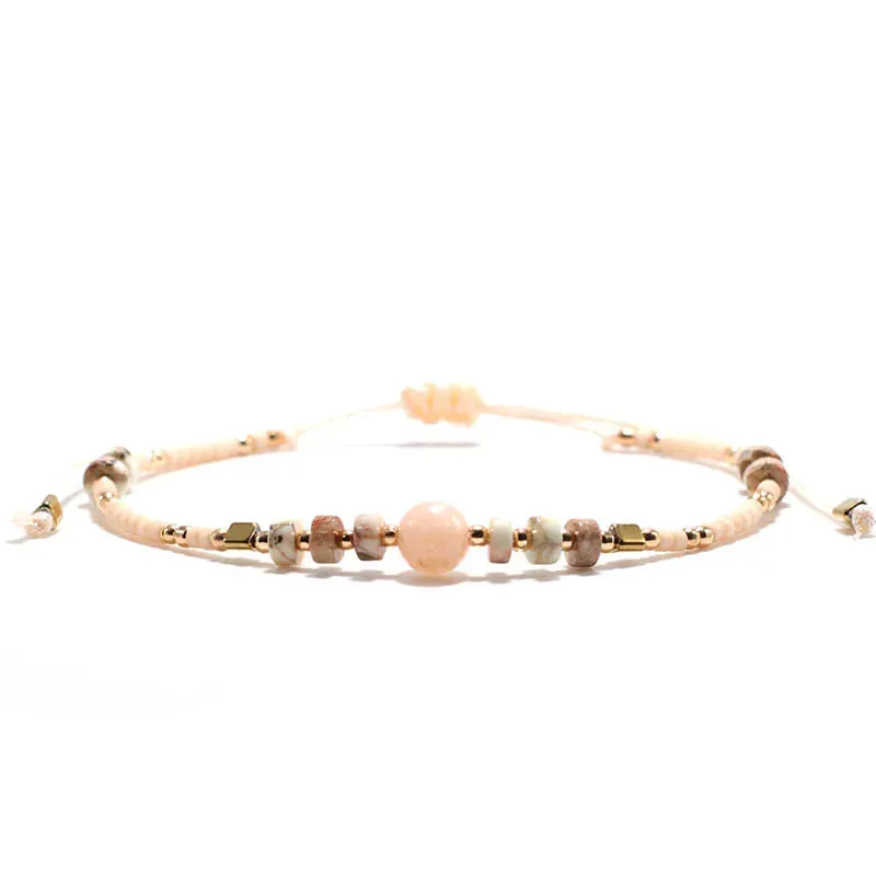 Handmade Woven Seed Beads Bracelet