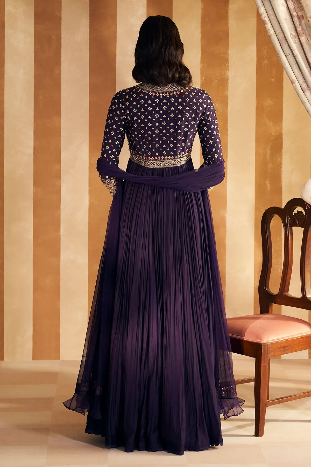 Hanna Khan in Fanon Anarkali set
