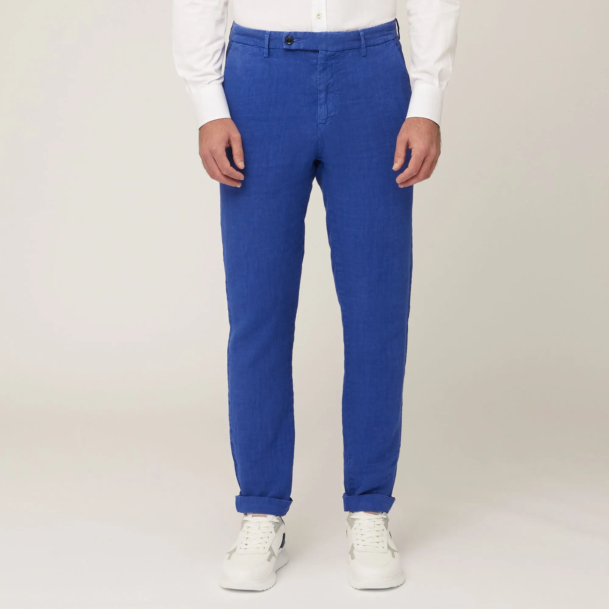 Harmont & Blaine Linen Pants - Hydrangea