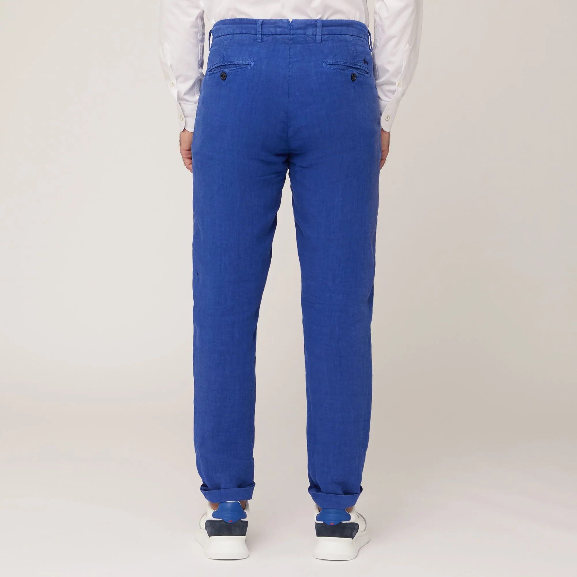 Harmont & Blaine Linen Pants - Hydrangea