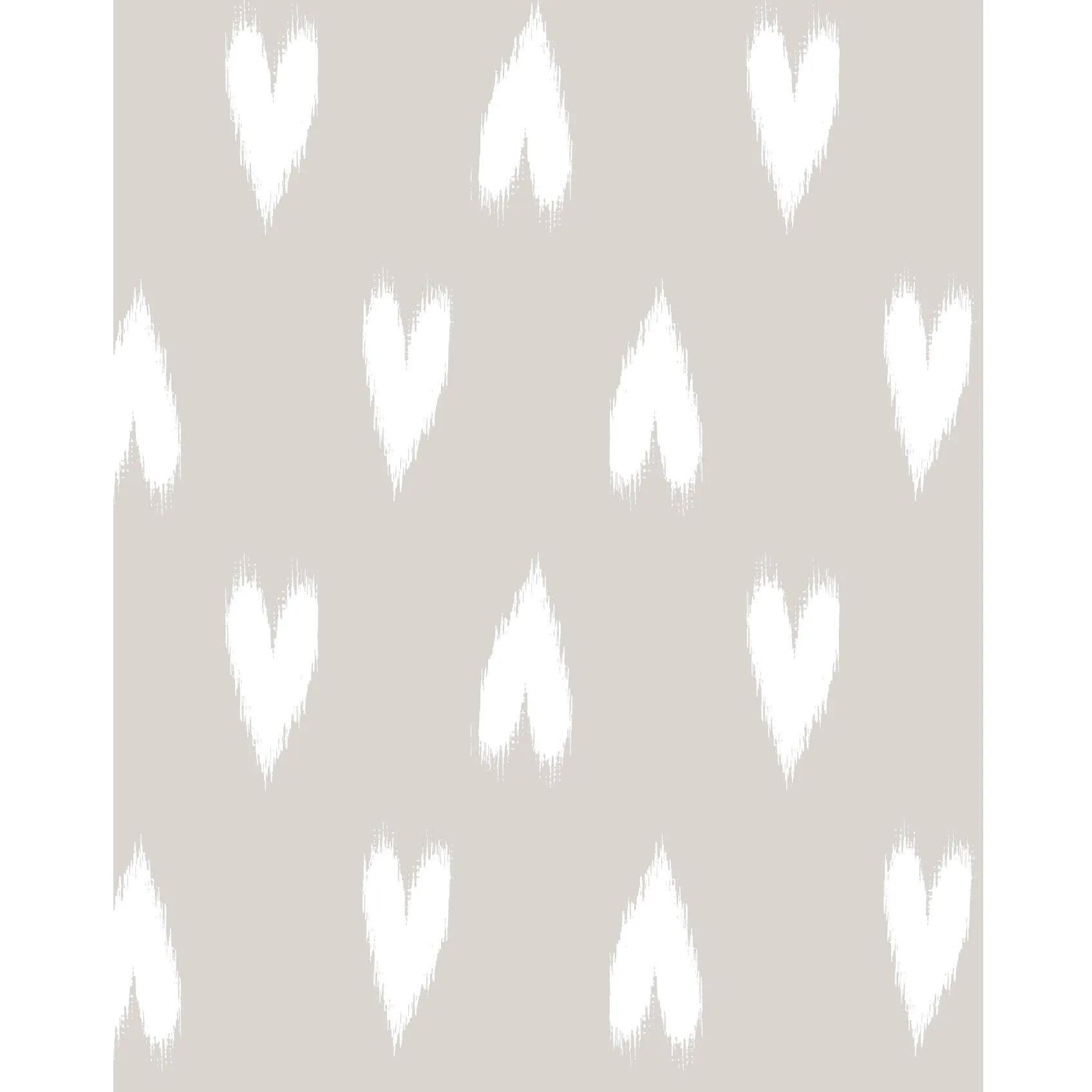 Heart Ikat Fabric