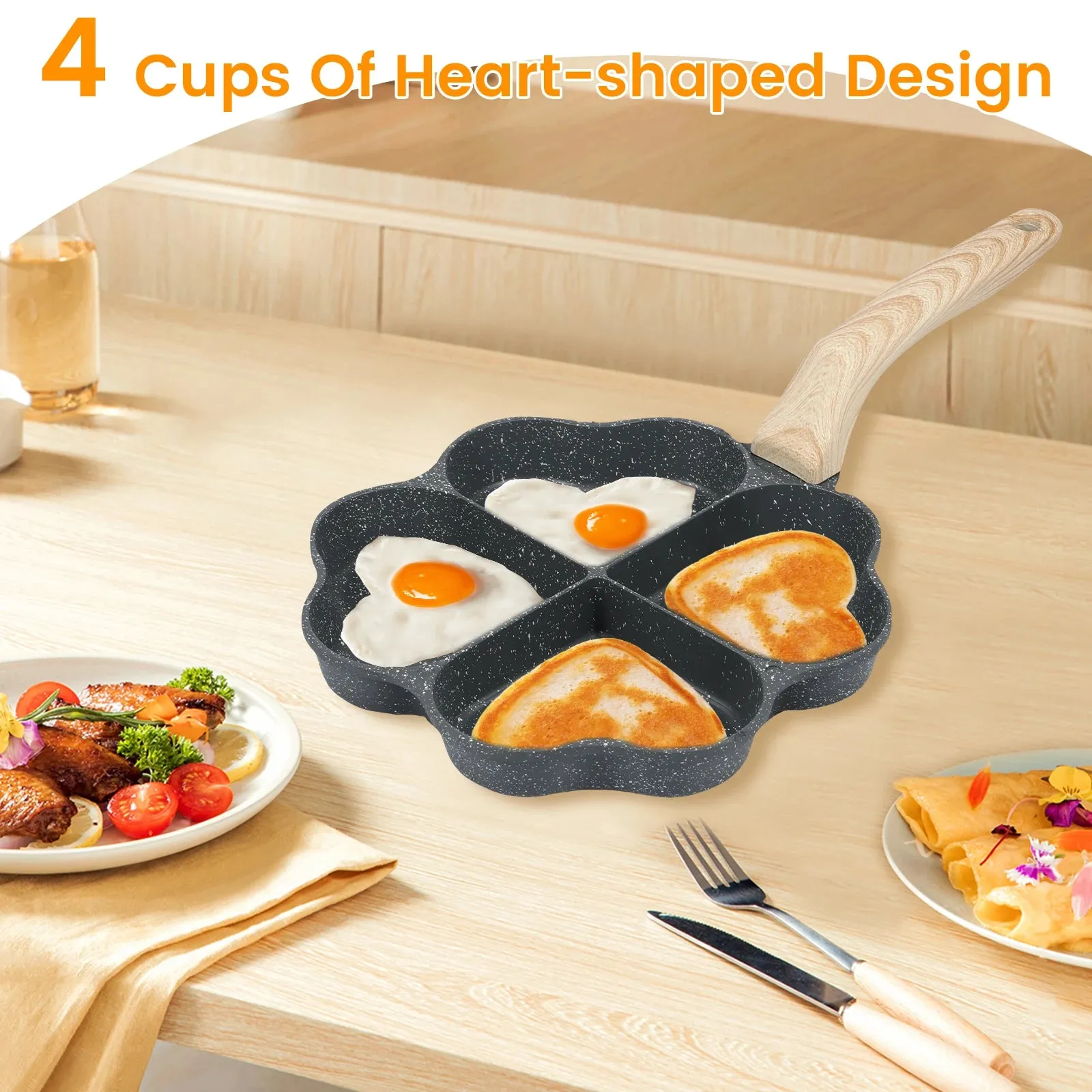 Home Heart Shaped Breakfast Egg Pan