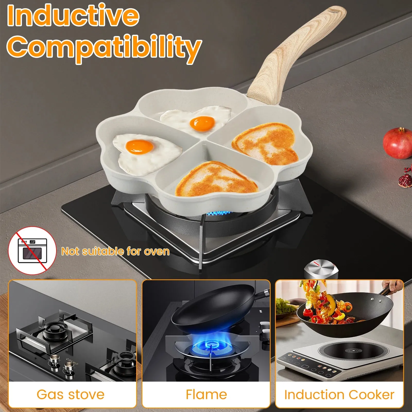 Home Heart Shaped Breakfast Egg Pan