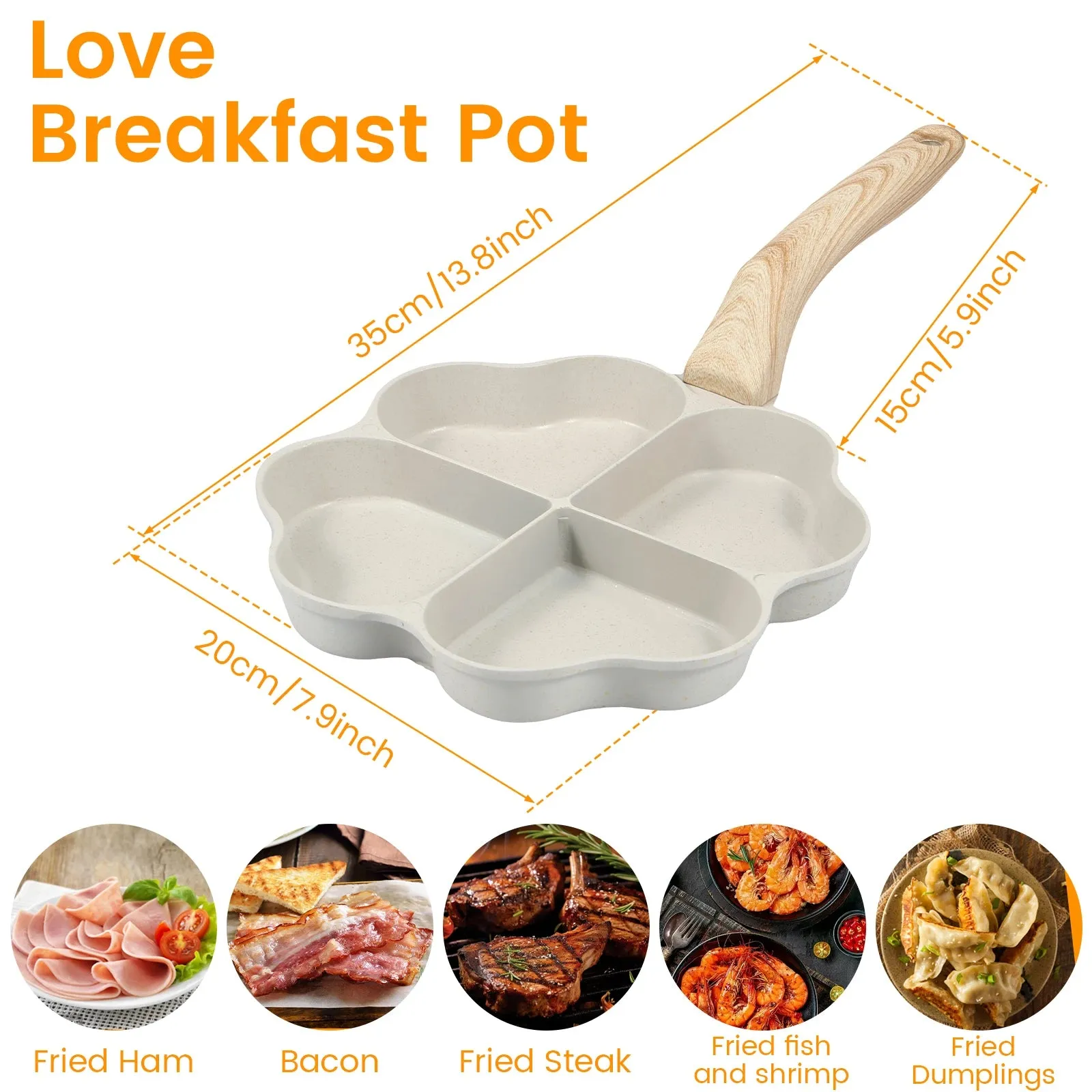 Home Heart Shaped Breakfast Egg Pan