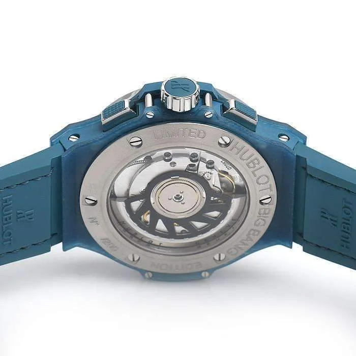 HUBLOT BIG BANG BLUE LINEN 41 MM WOMEN WATCH 341.XL.2770.NR.1201