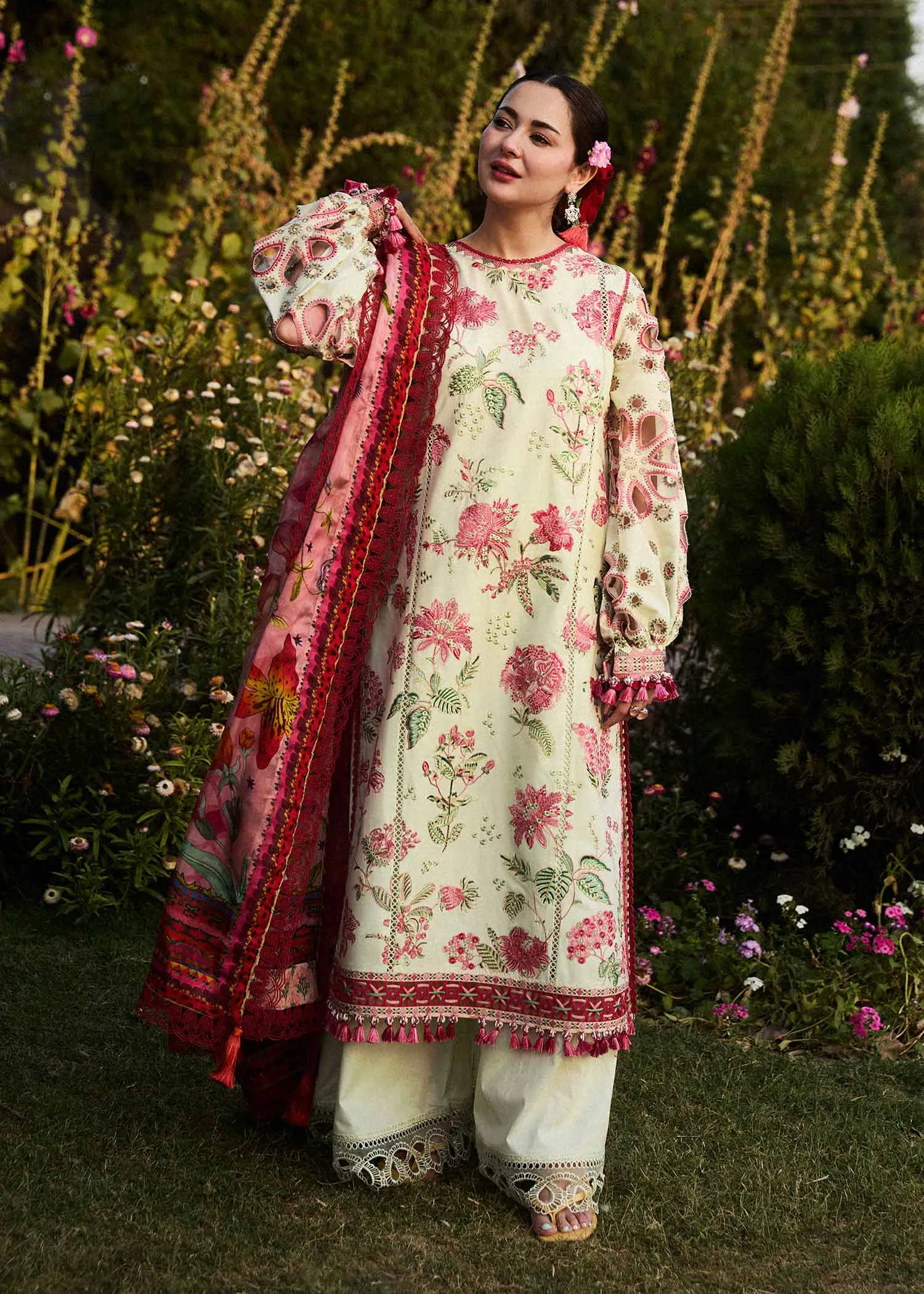 HUSSAIN REHAR | SS LAWN '24 COLLECTION-GLEAM
