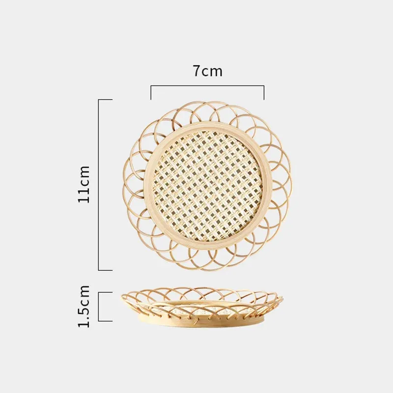 Hutton bamboo coasters