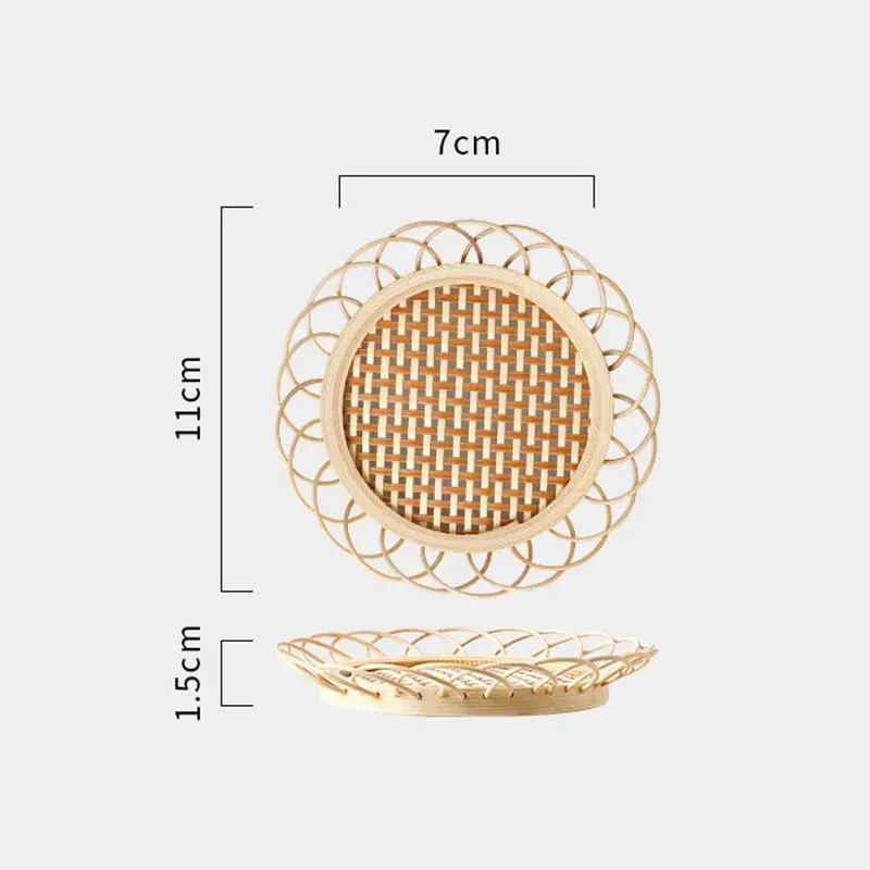 Hutton bamboo coasters