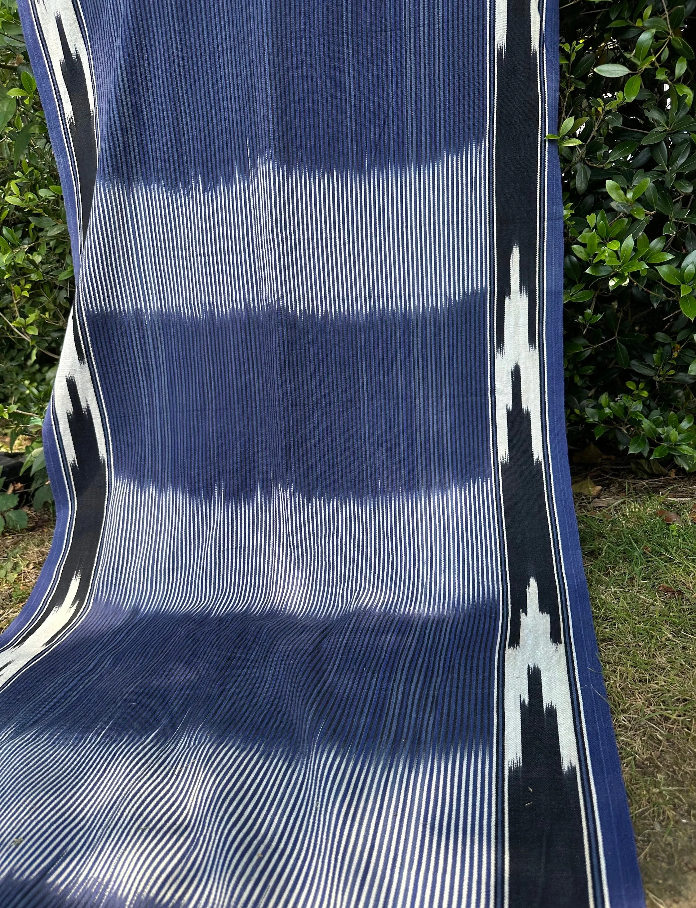 Indigo Fabric, Japanese Fabric, Shibori Fabric, Ikat Fabric cotton.