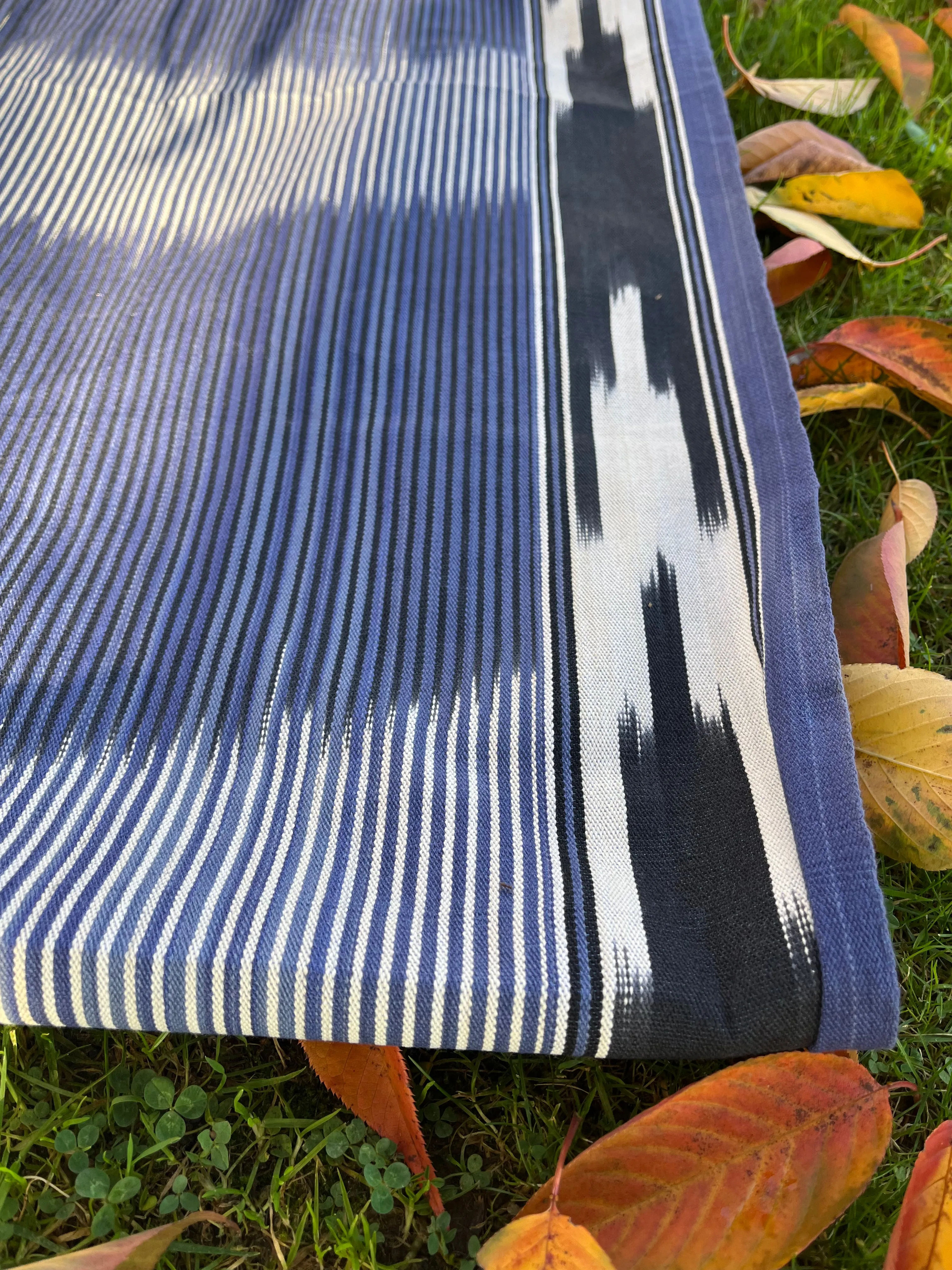 Indigo Fabric, Japanese Fabric, Shibori Fabric, Ikat Fabric cotton.
